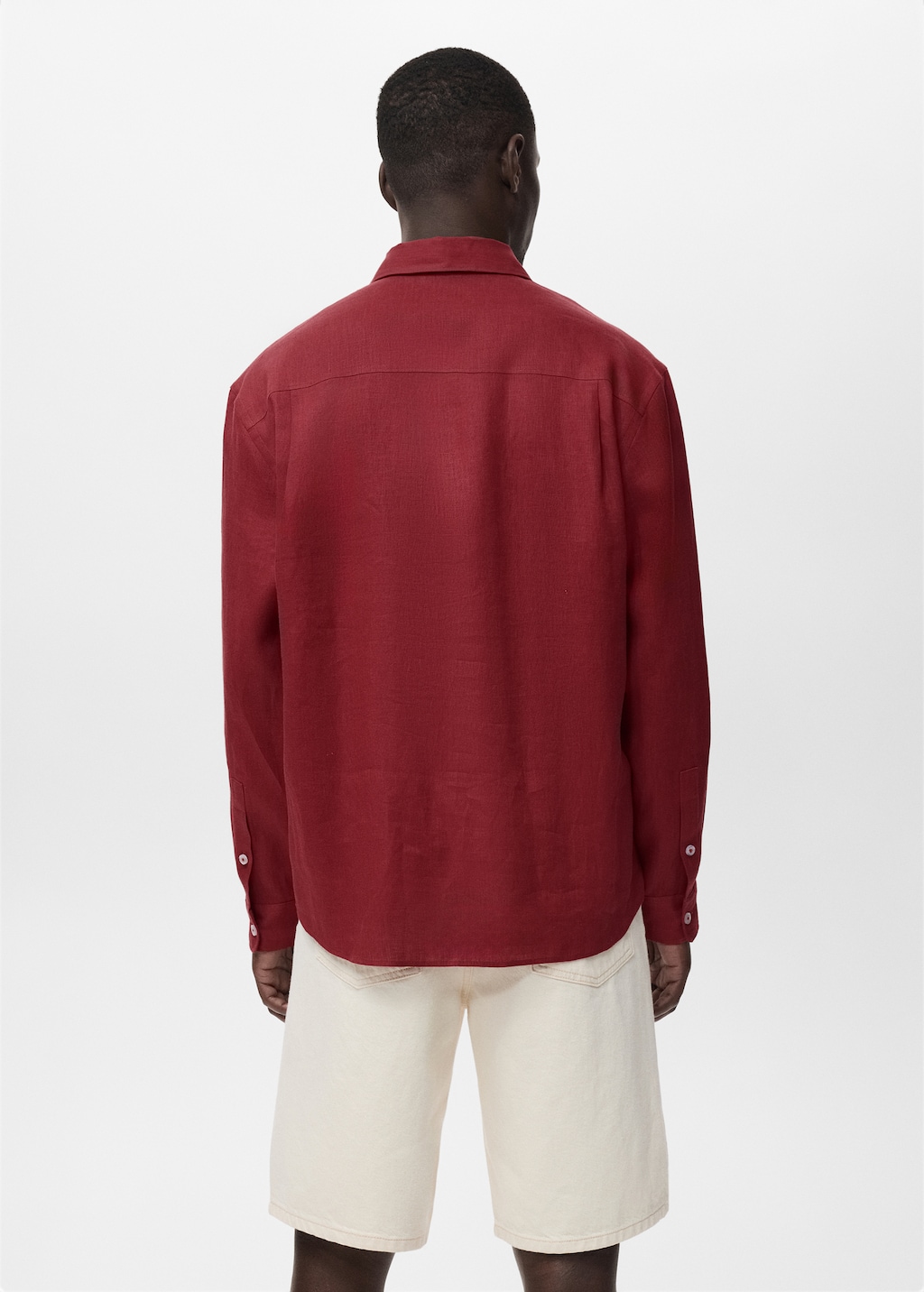 100% linen shirt with pocket