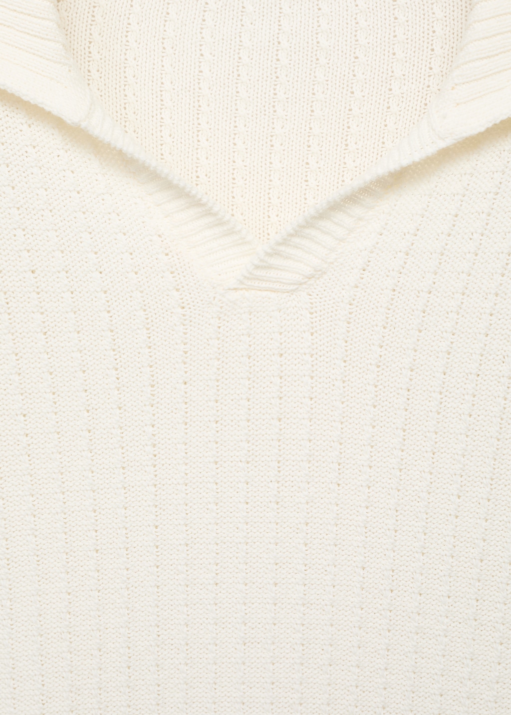 100% cotton knitted polo structure