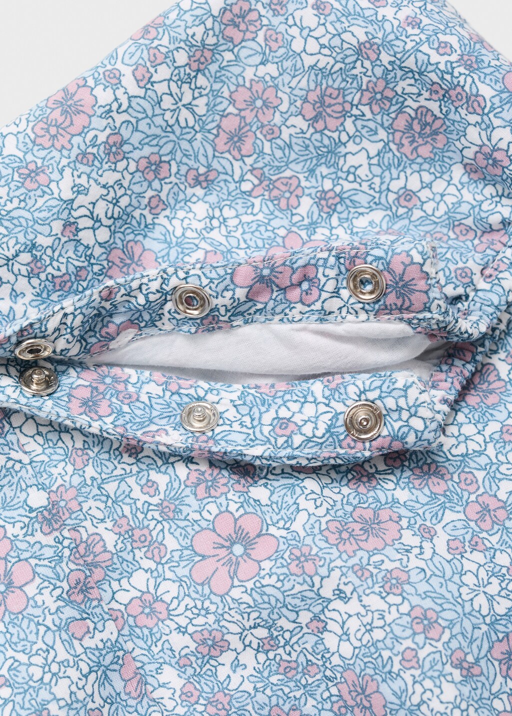 Floral print dungarees