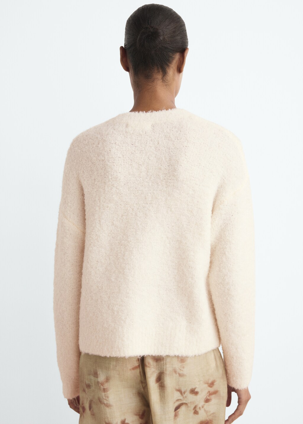 Bouclé-effect sweater