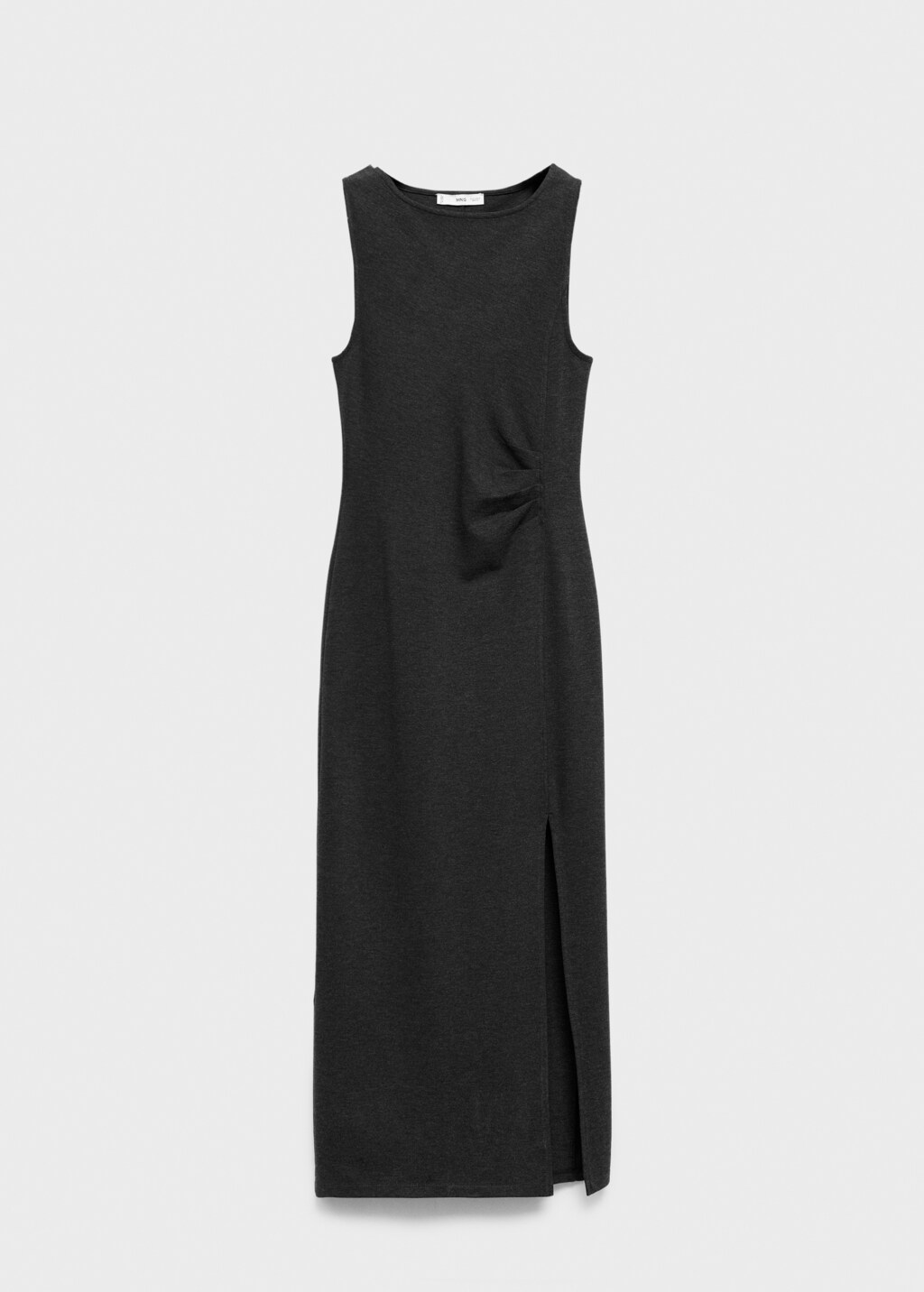 Cut-out ruched dress