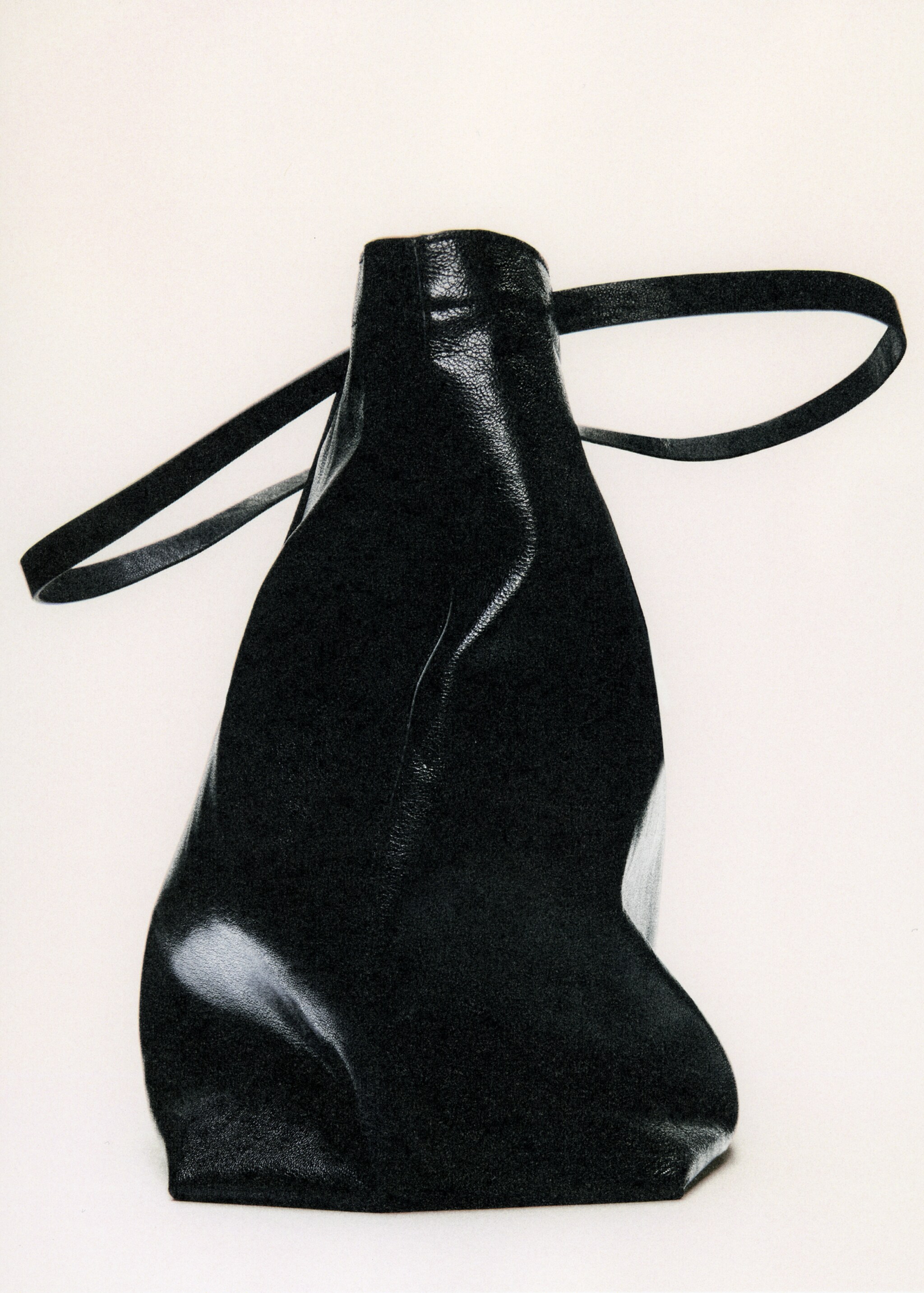 Bossa shopper pell - Detall de l'article 6, Negre. Ref: 17075818-02.