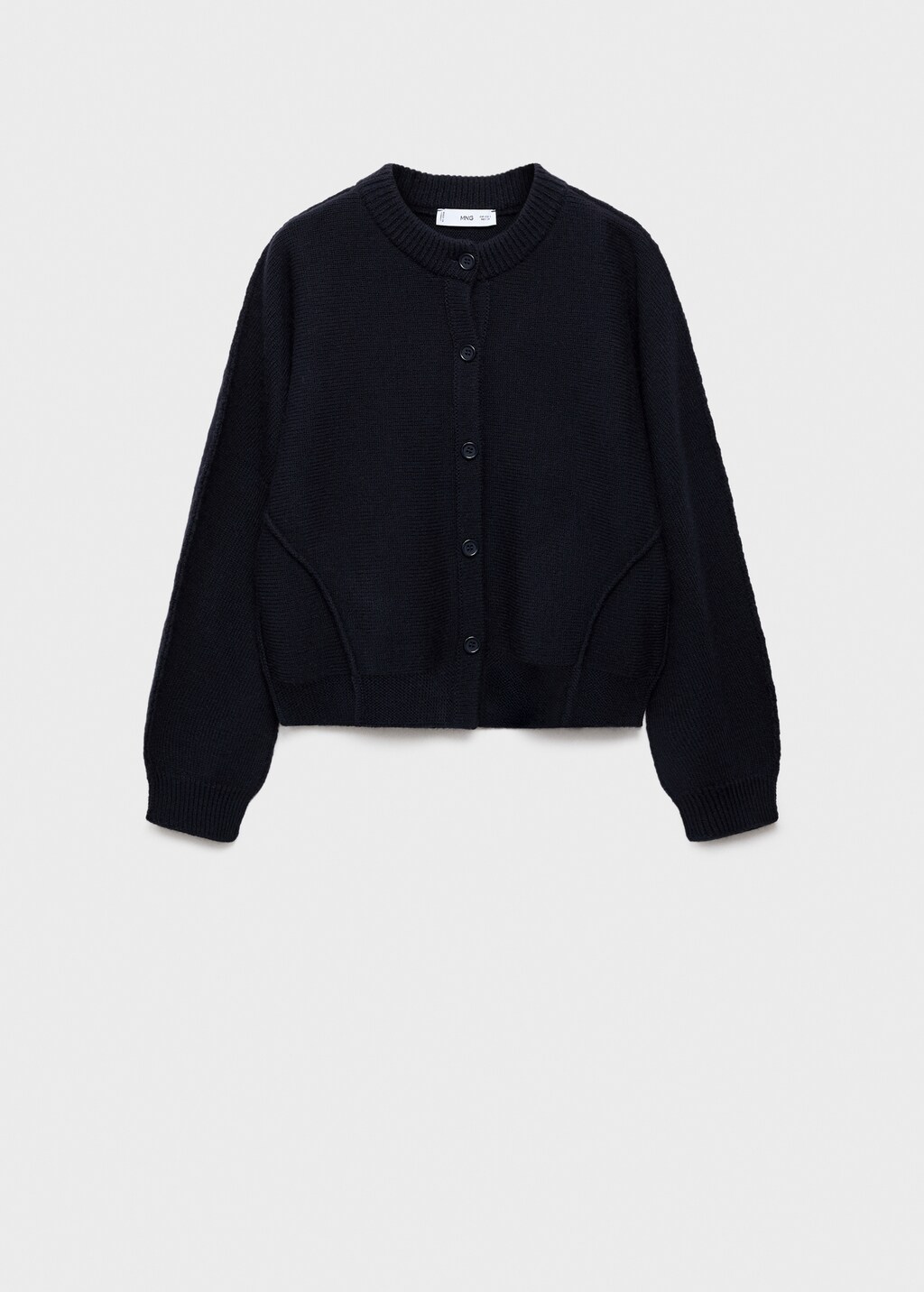 Straight-fit cardigan with buttons