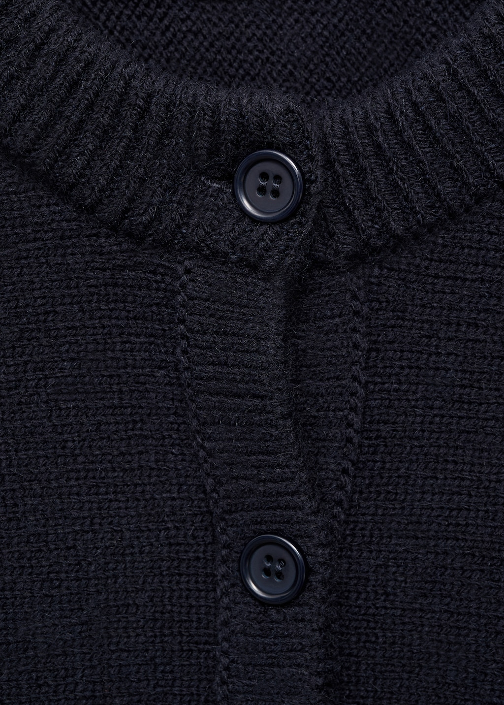 Straight-fit cardigan with buttons