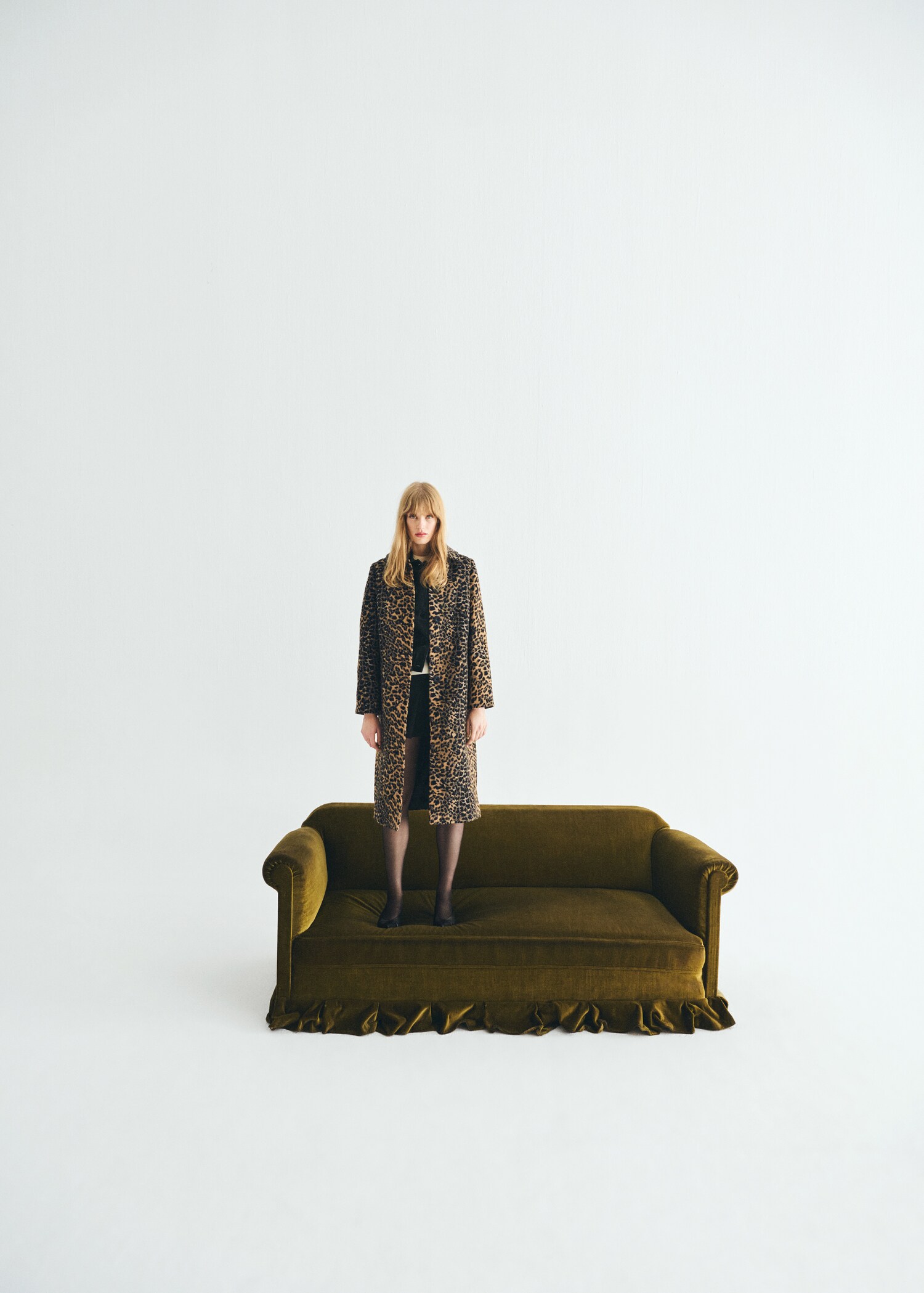 Leopard-print long coat - Details of the article 6