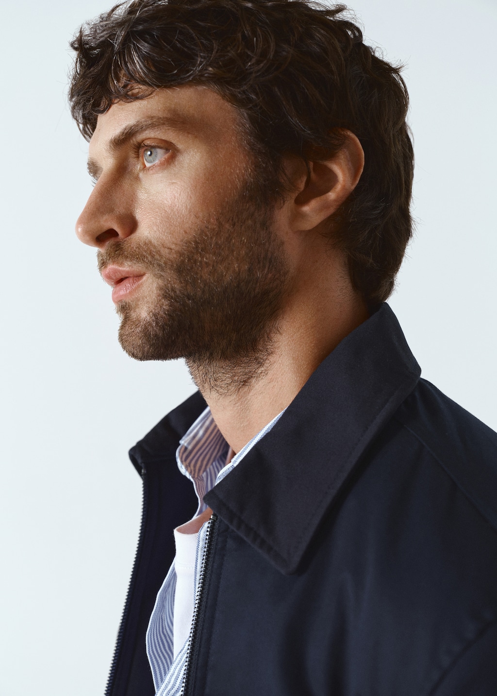 Quilted water repellent jacket