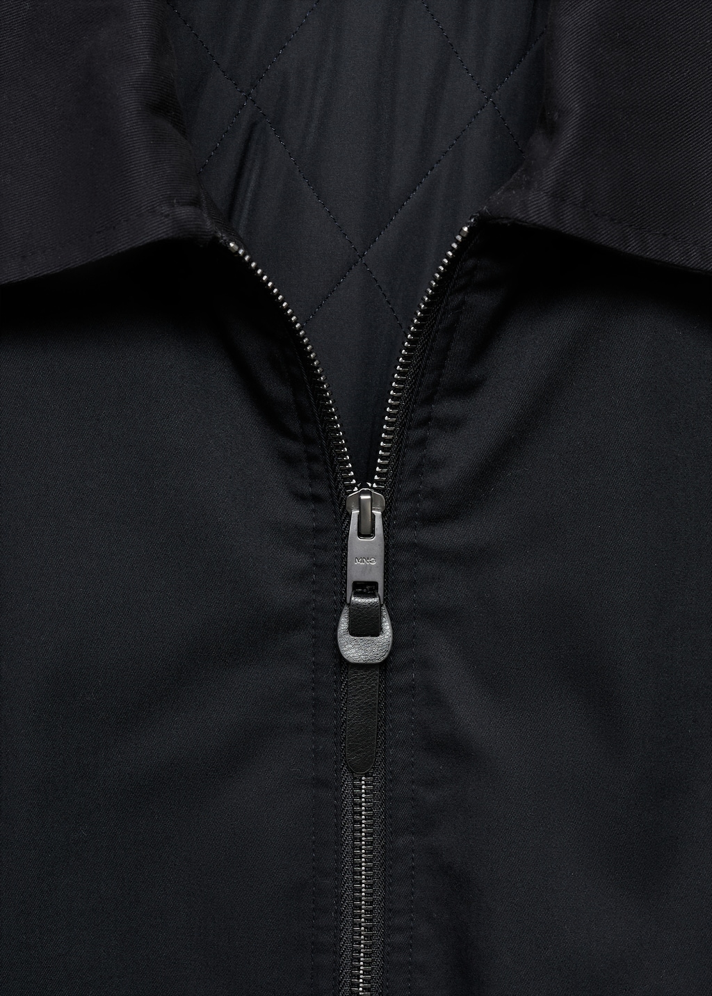 Quilted water repellent jacket