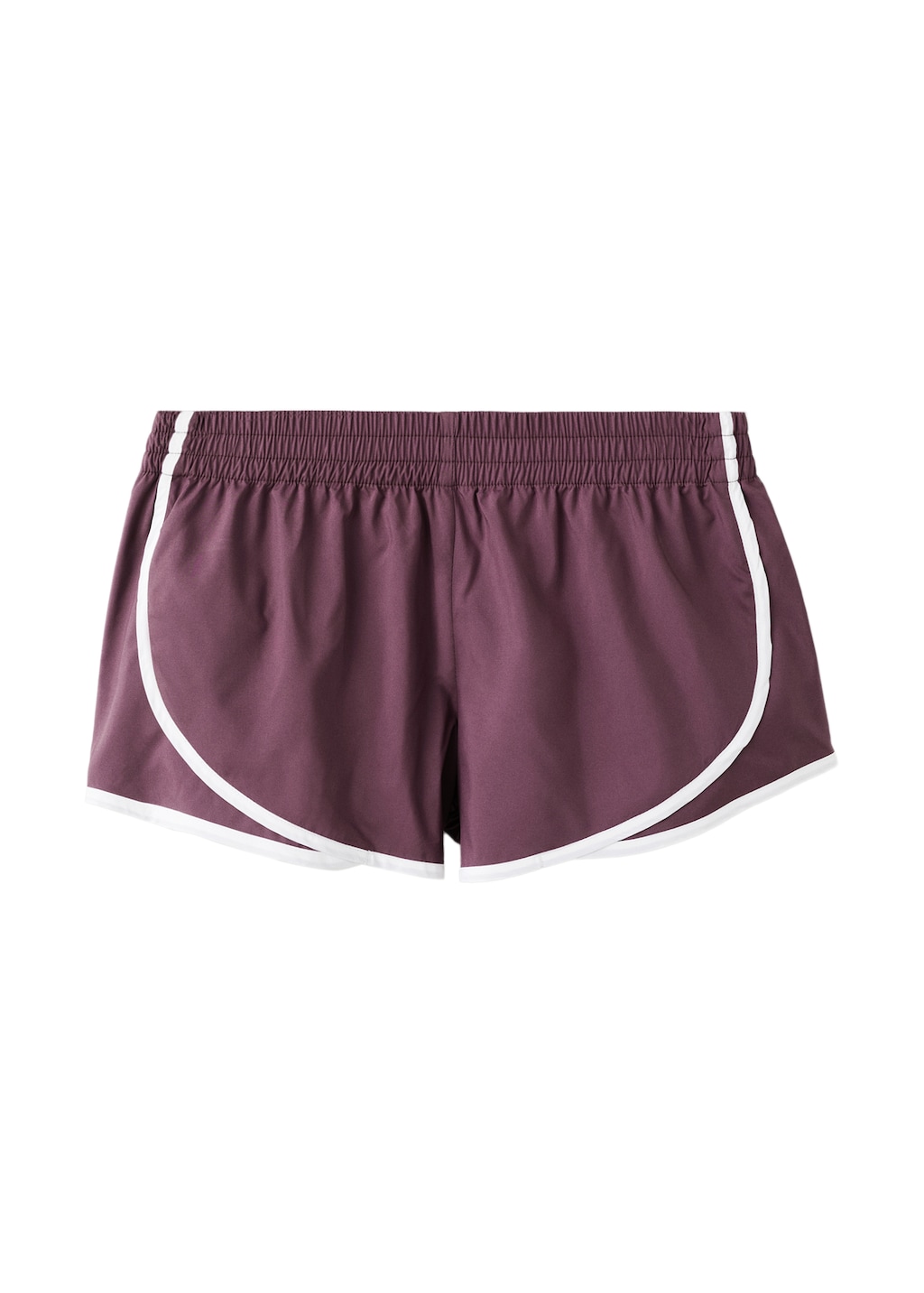 Shorts with contrasting stripes