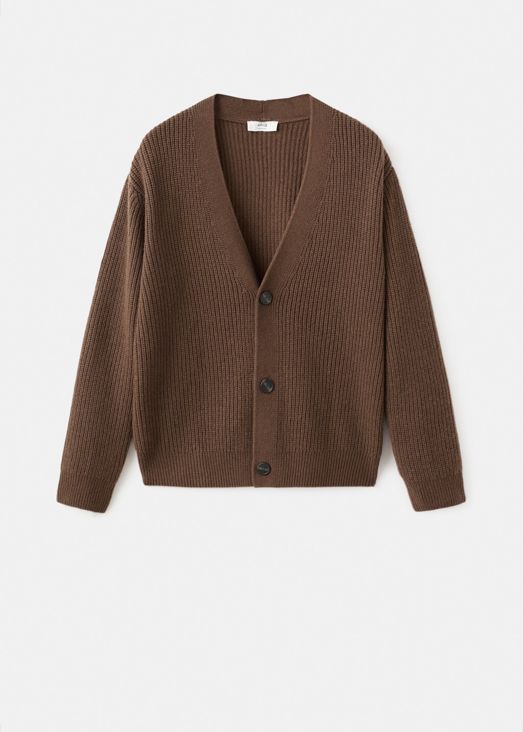 100% wool cardigan with buttons