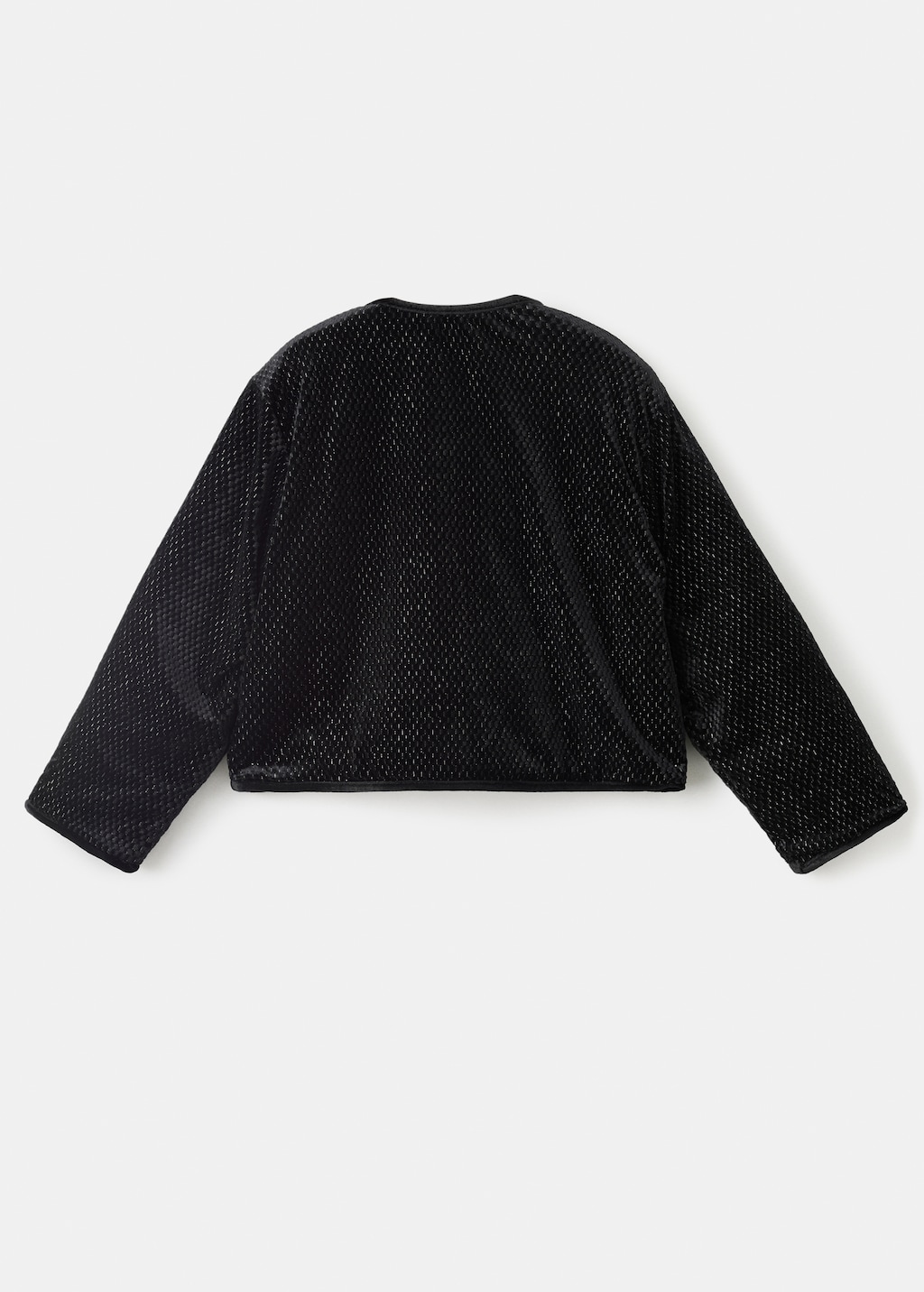 Lurex jacket with buttons