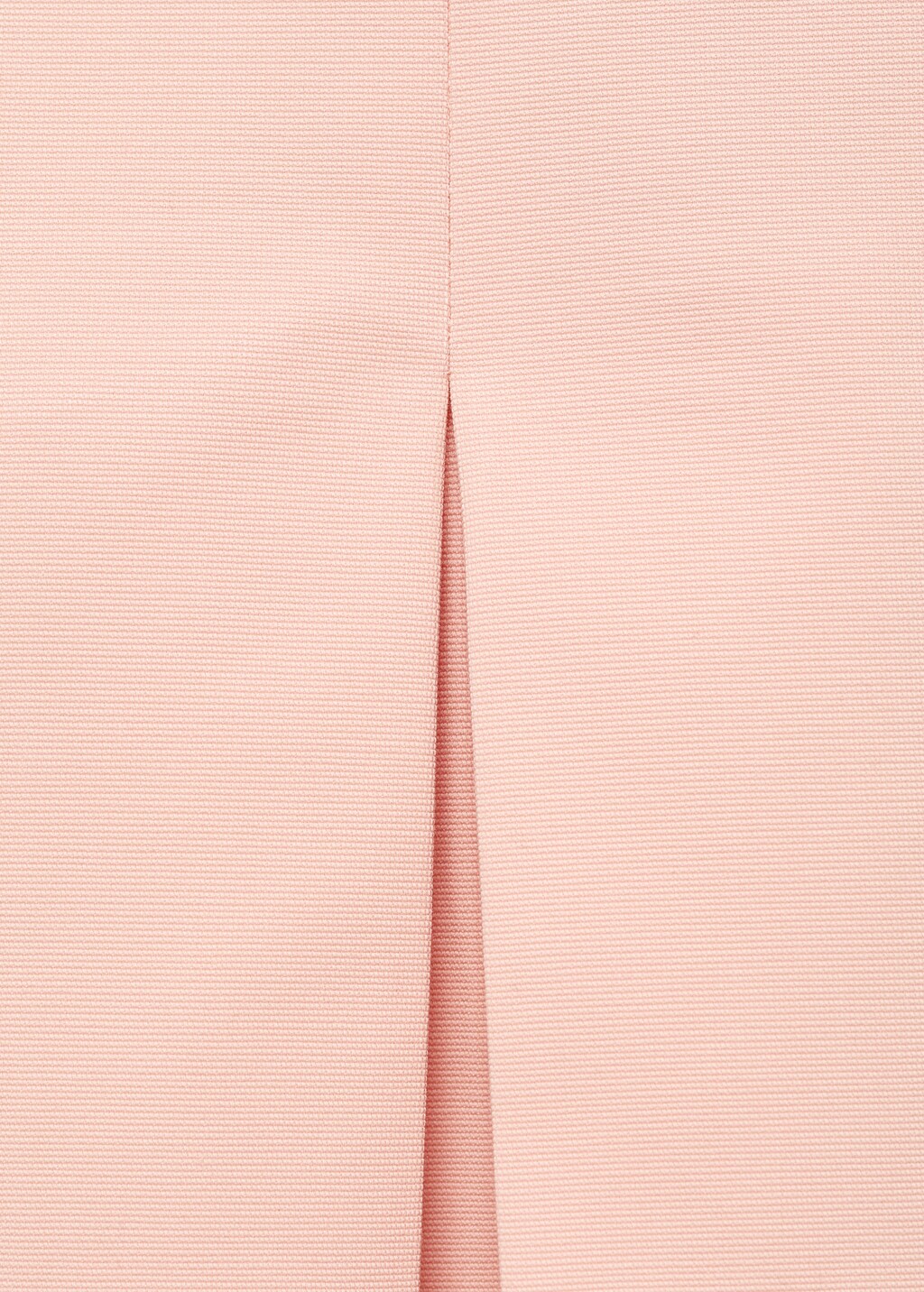 Cotton midi-skirt with pleat detail