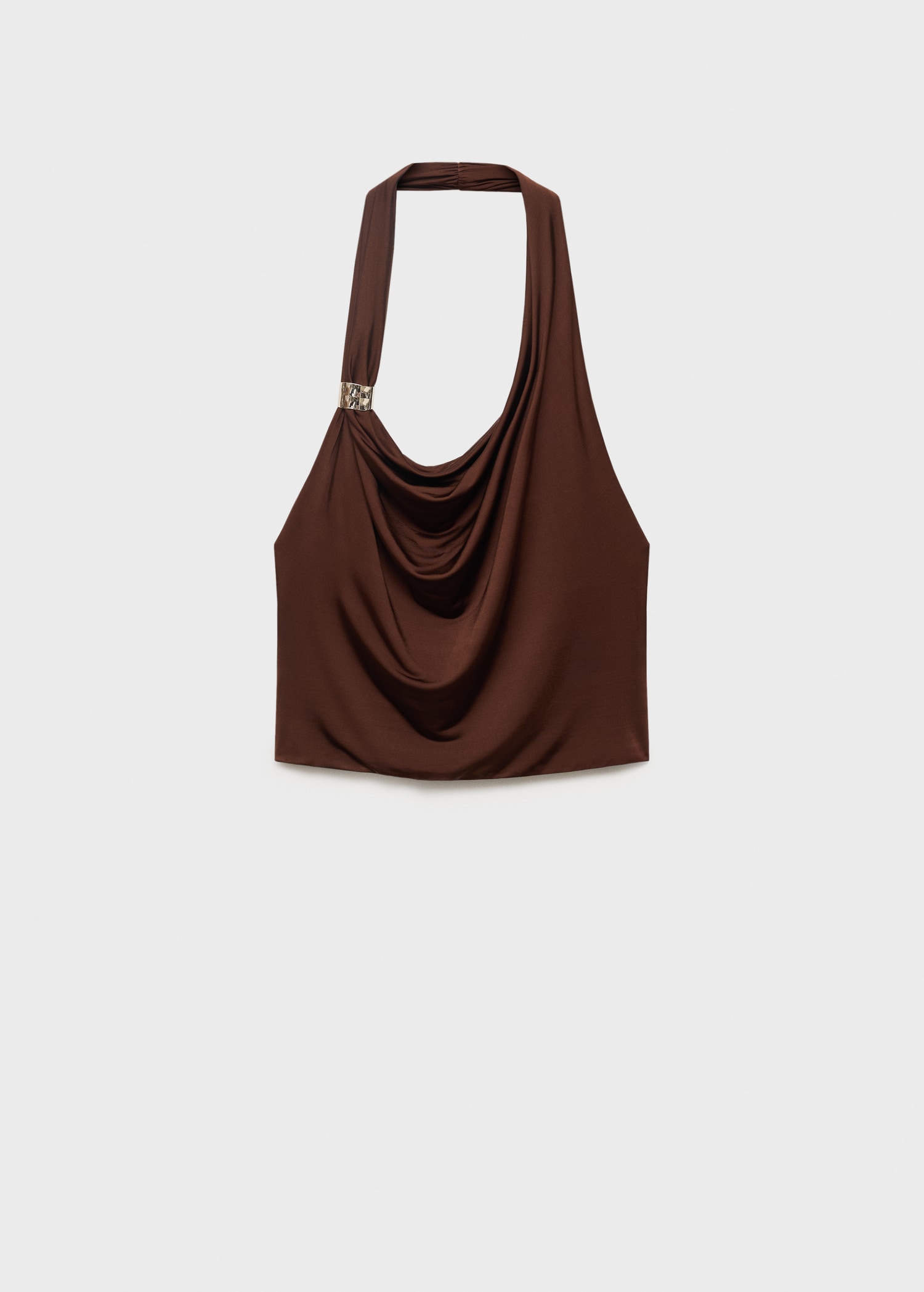 Draped top with metallic detail - Article without model