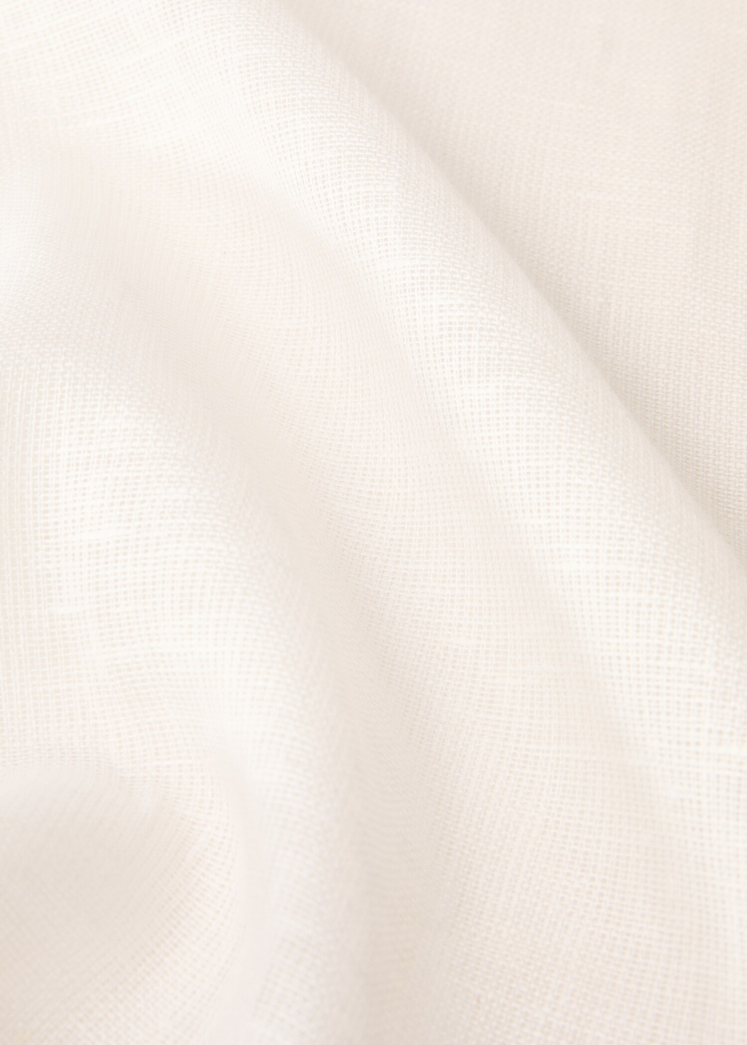 Linen curtain with net structure - Medium plane