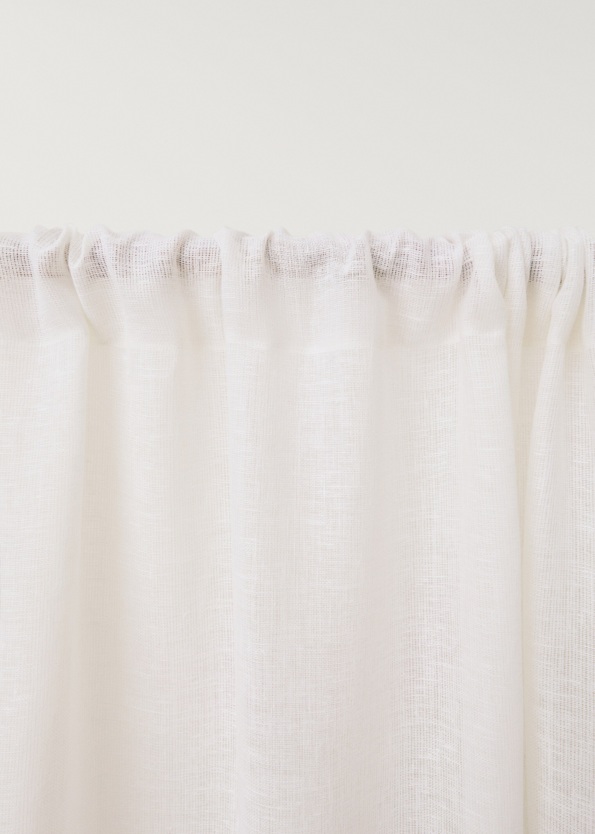 Linen curtain with net structure - Details of the article 2