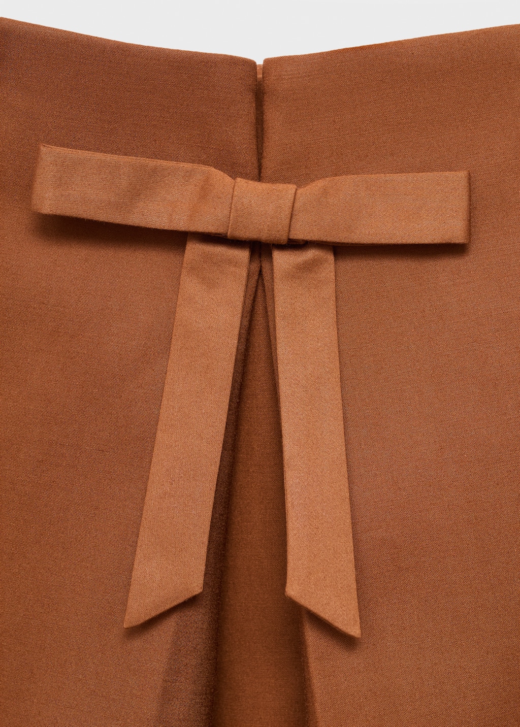 Dress with bow neckline