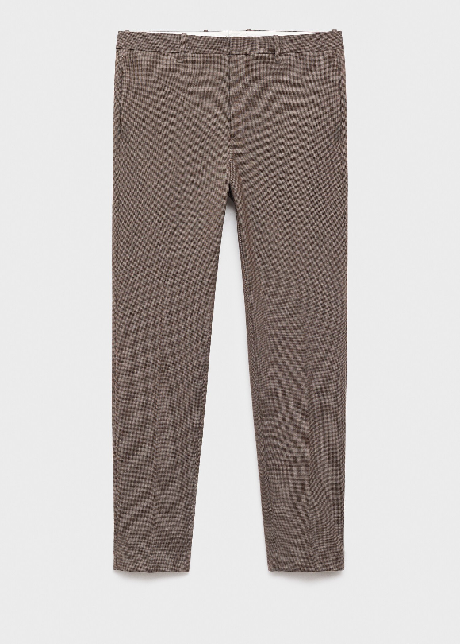 Stretch fabric super slim-fit suit trousers - Article without model
