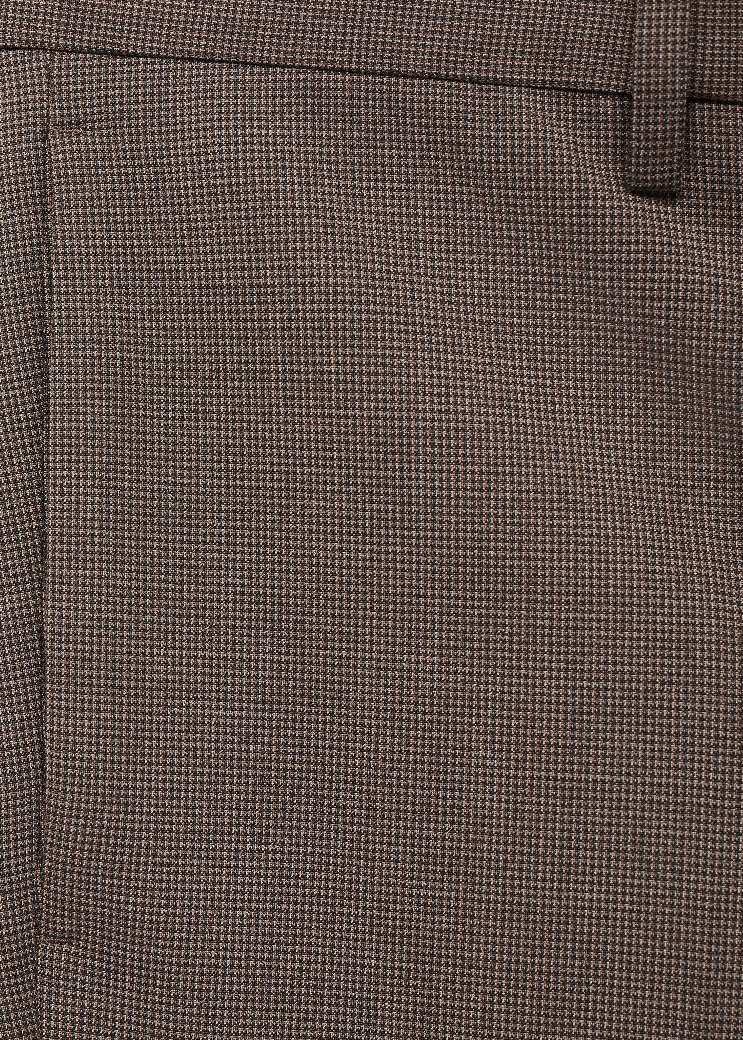 Stretch fabric super slim-fit suit trousers - Details of the article 0