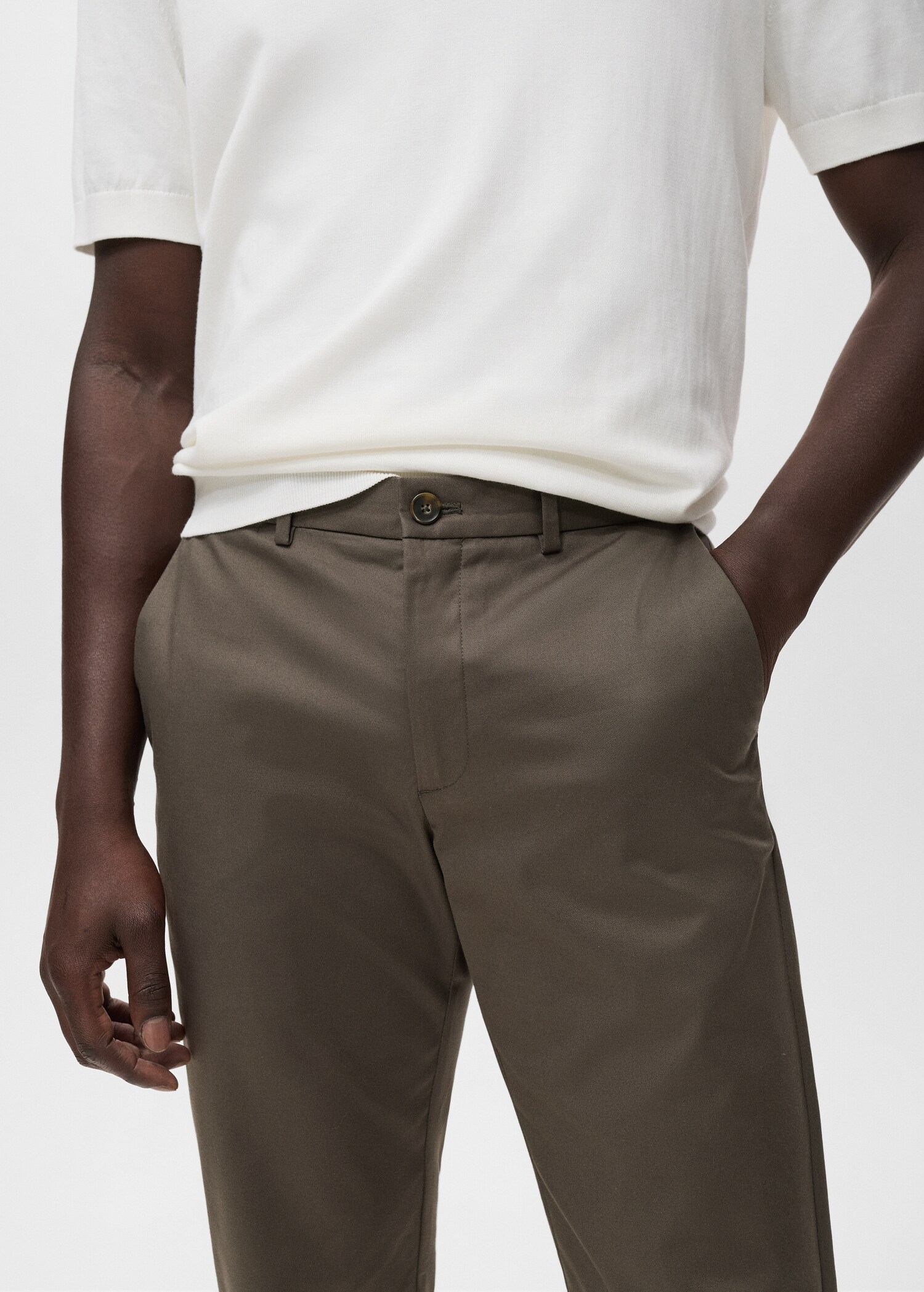 Dublino slim-fit chino trousers - Details of the article 1