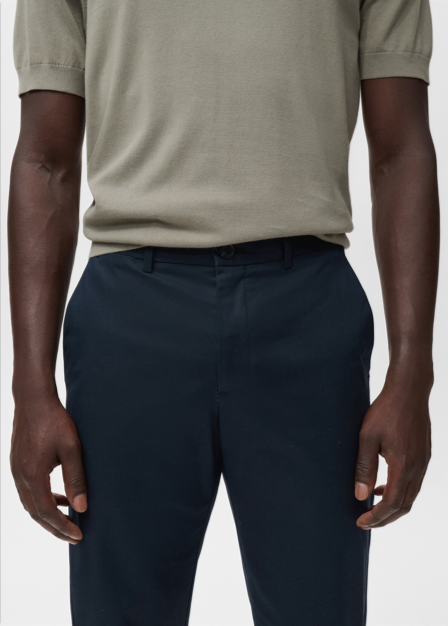 Dublino slim-fit chino trousers - Details of the article 1