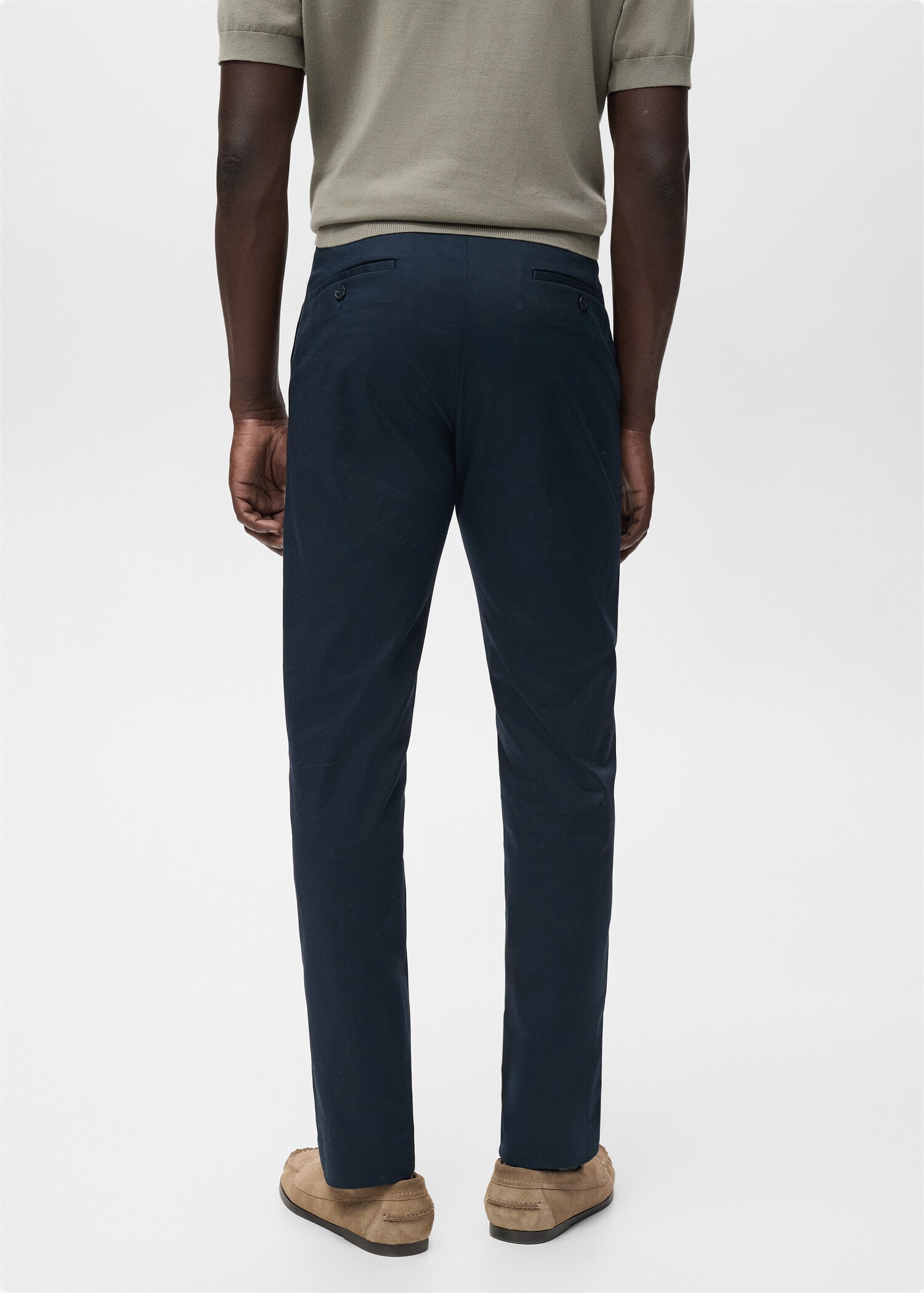 Dublino slim-fit chino trousers - Reverse of the article