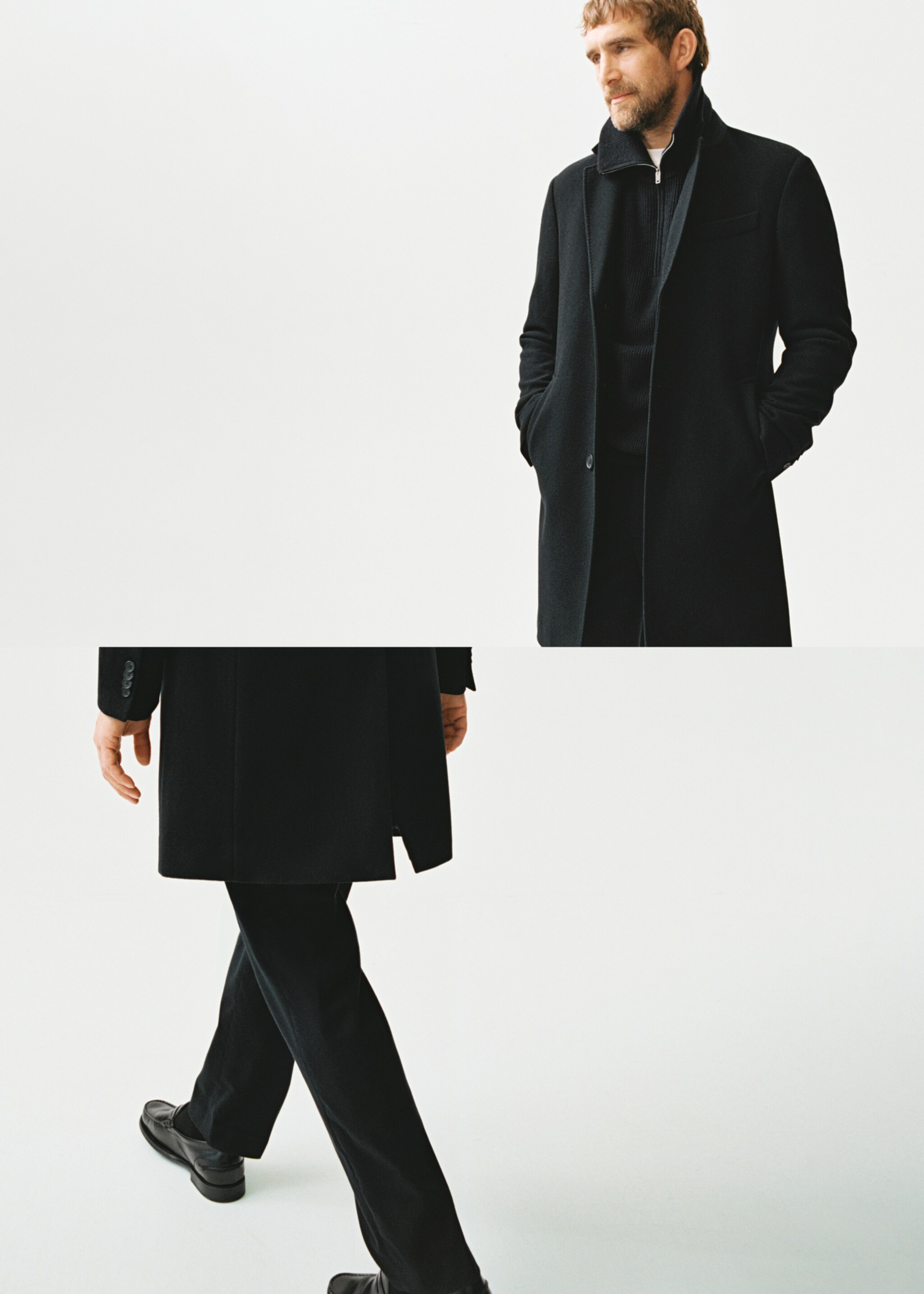 Long wool coat - Details of the article 3