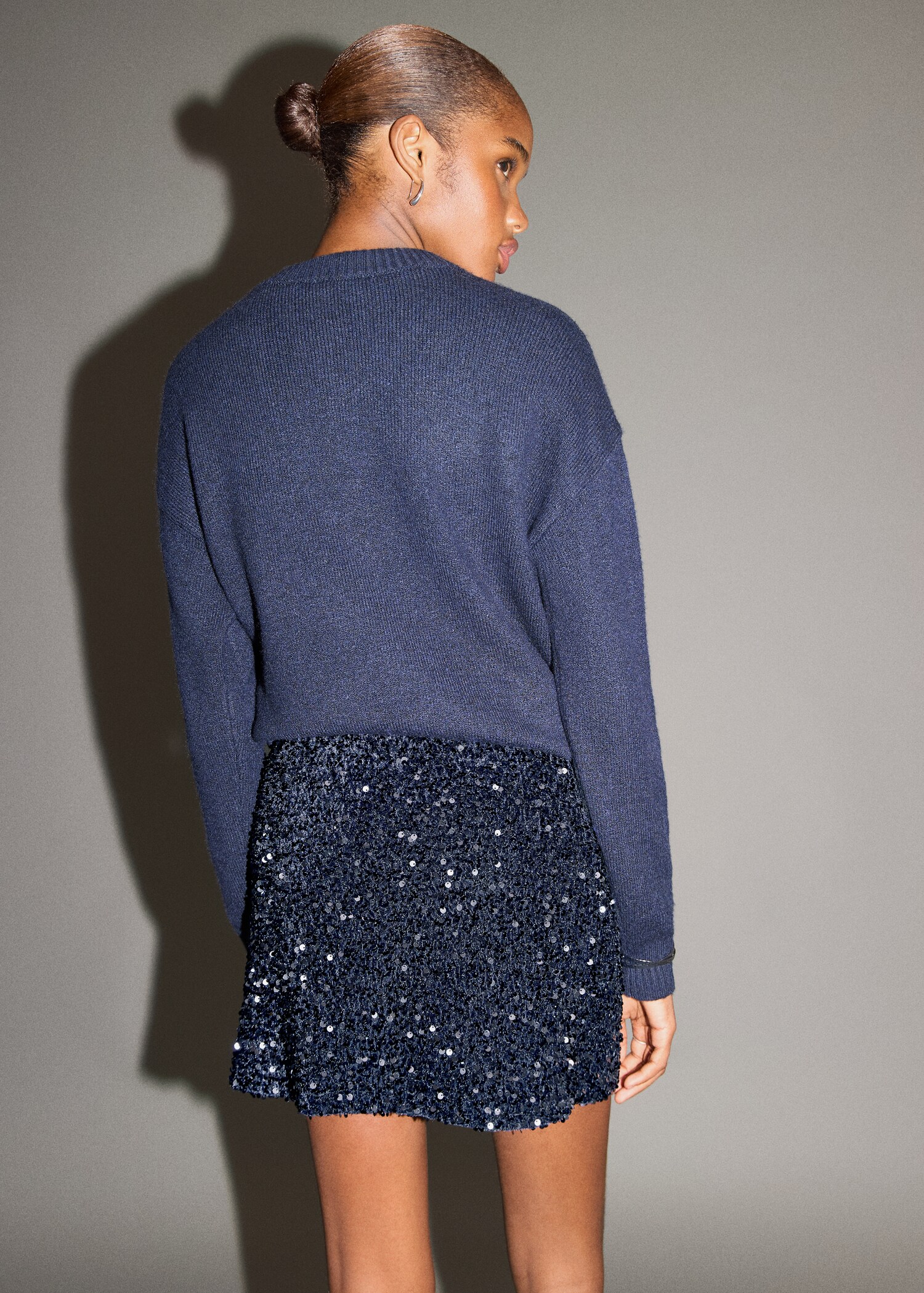 Sequin miniskirt - Reverse of the article