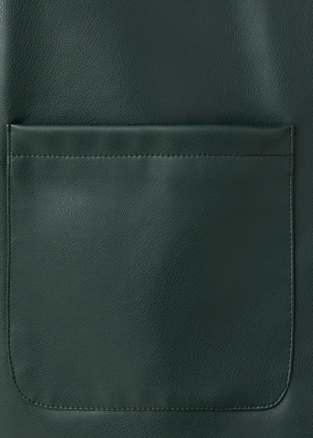 Leather-effect biker jacket