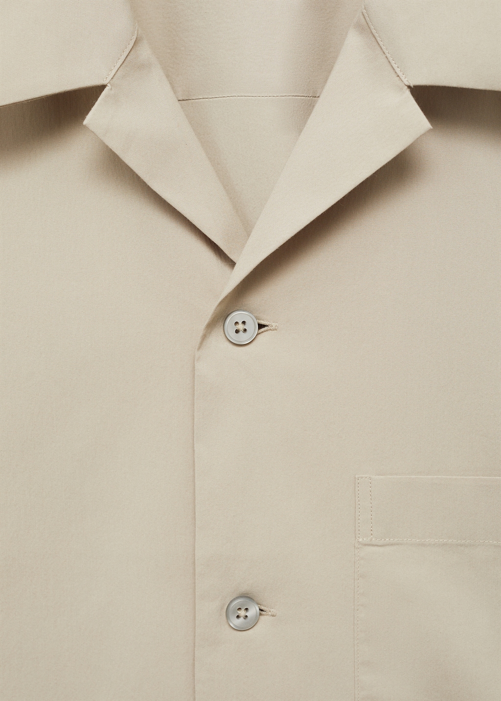 Regular-fit shirt with chest pocket