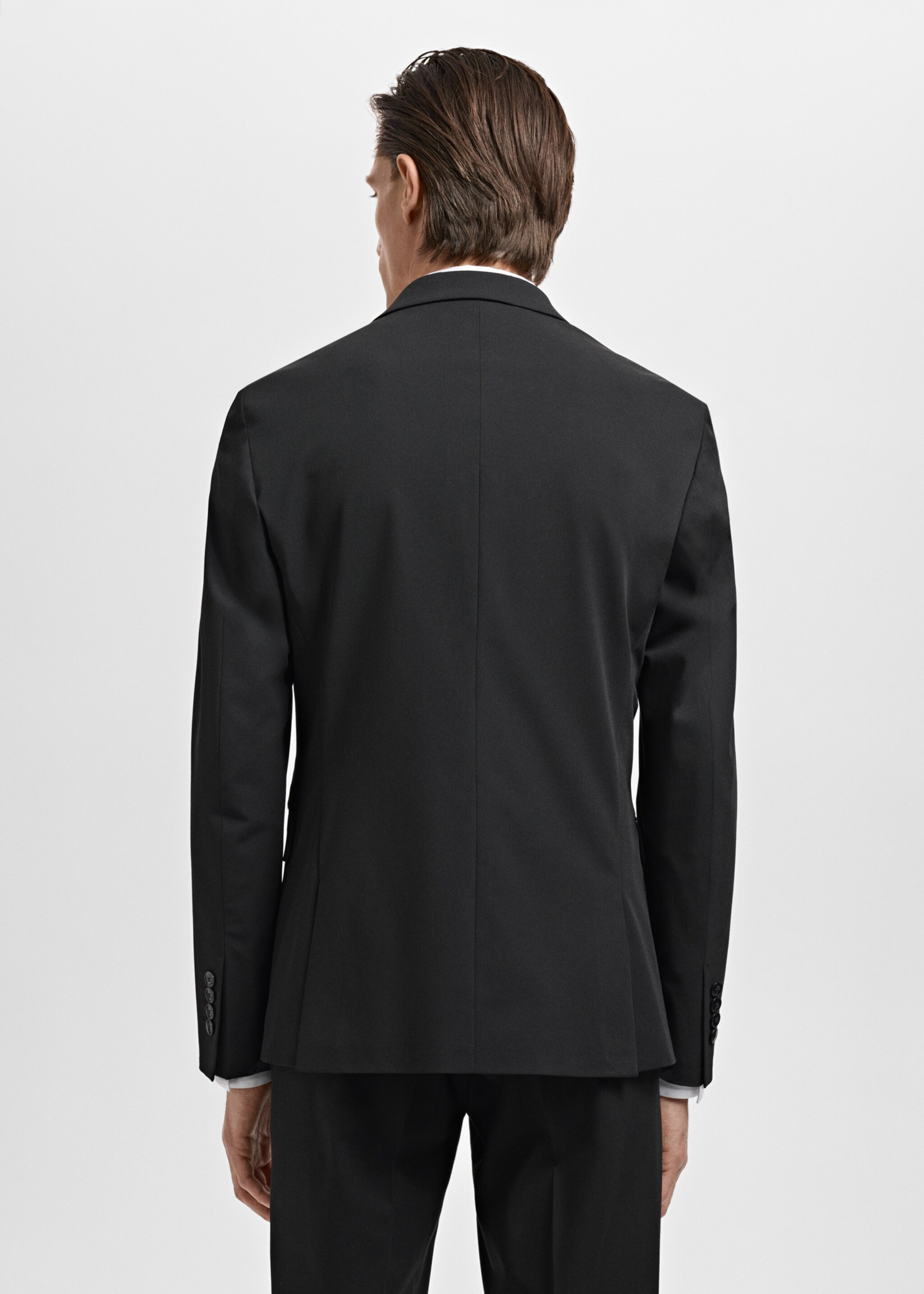 Americana traje París super slim fit - Reverso del artículo, Negro. Ref: 17091232-02.