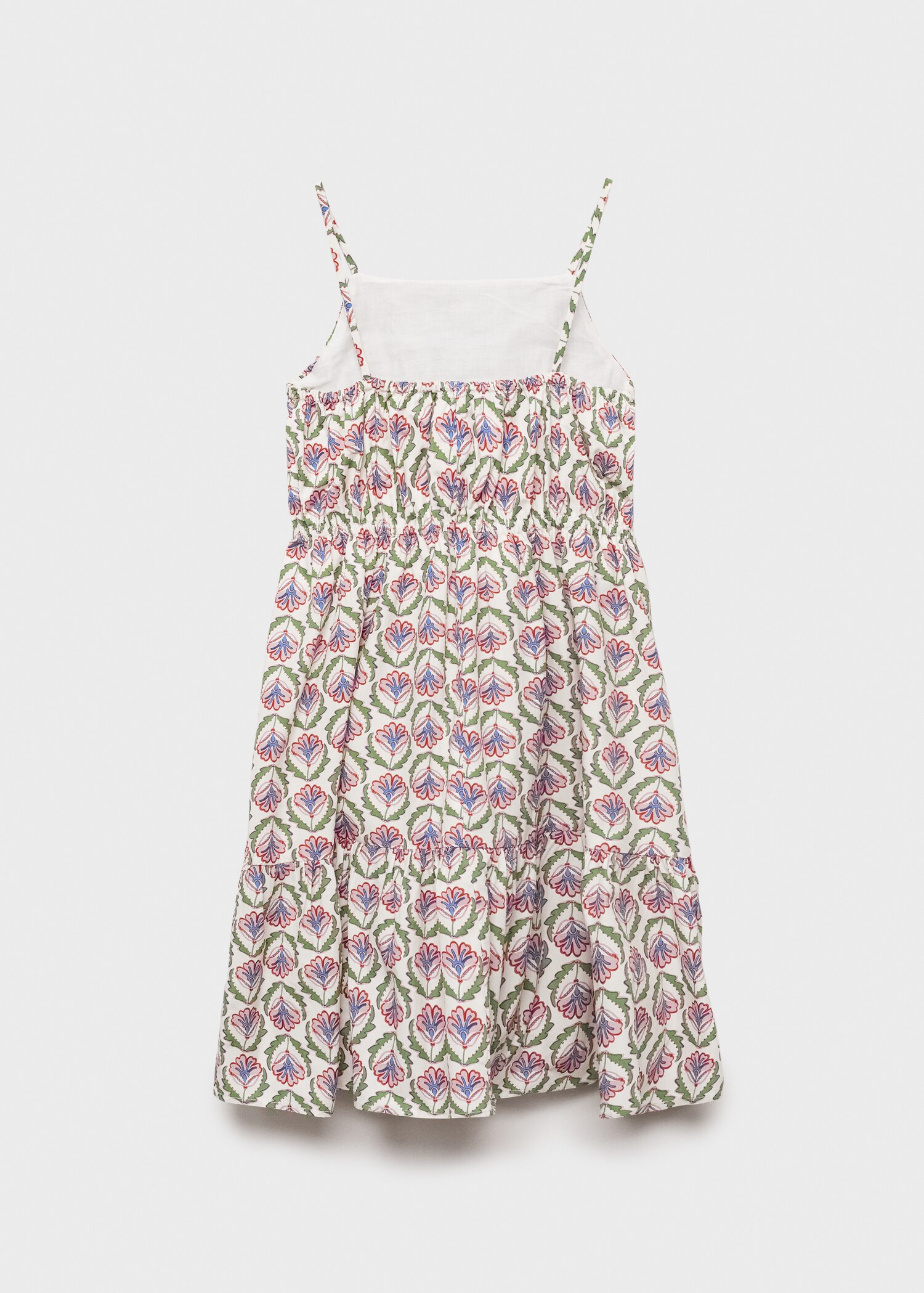 Vestido estampado midi - Reverso del artículo