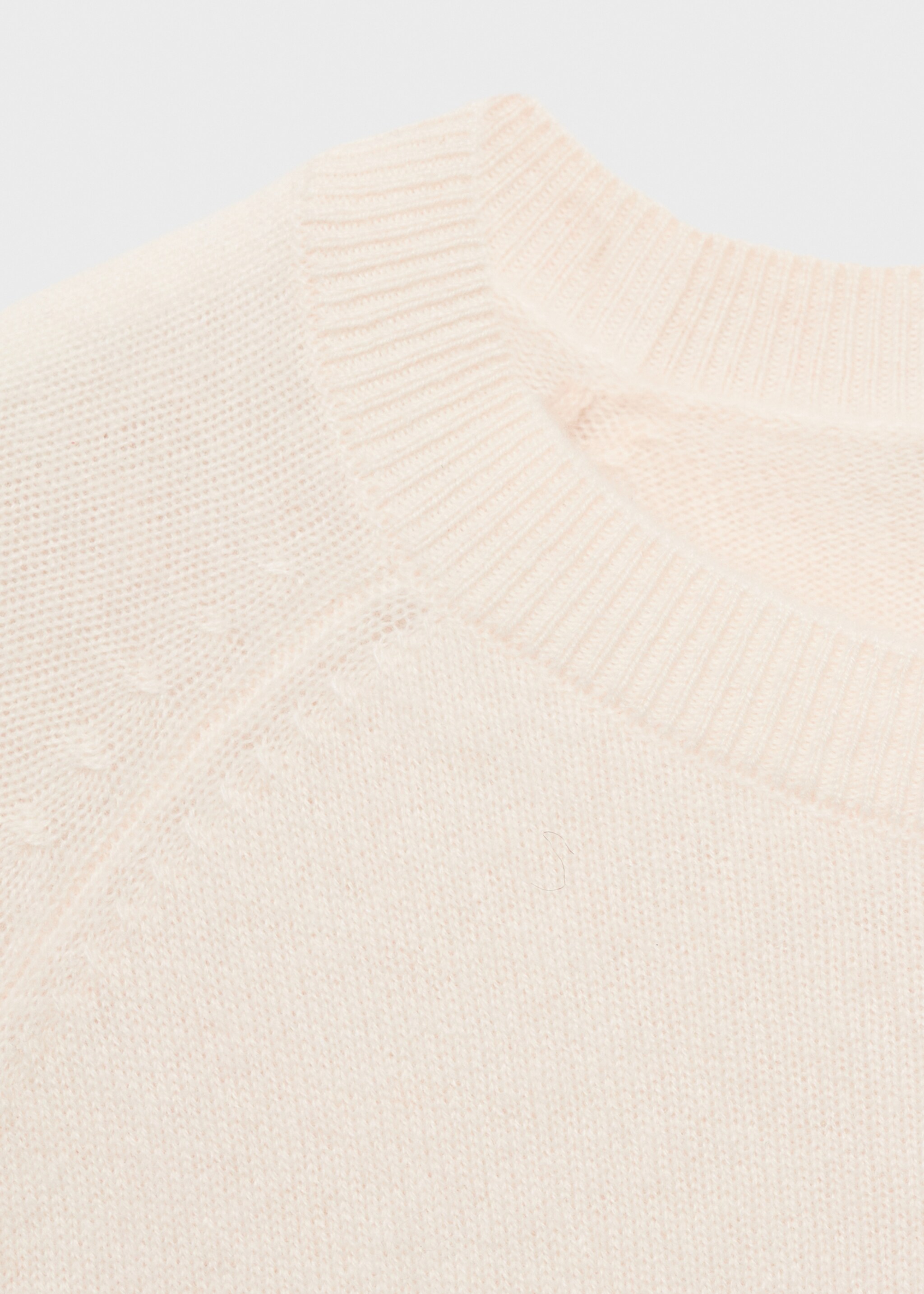 Jersei 100% caixmir - Detall de l'article 8, Blanc trencat. Ref: 17093303-05.