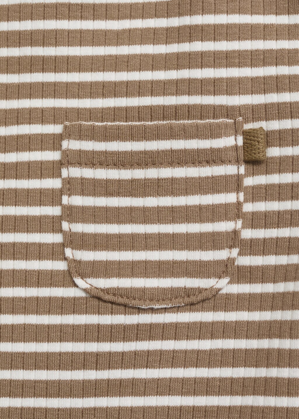 Striped cotton bodysuit