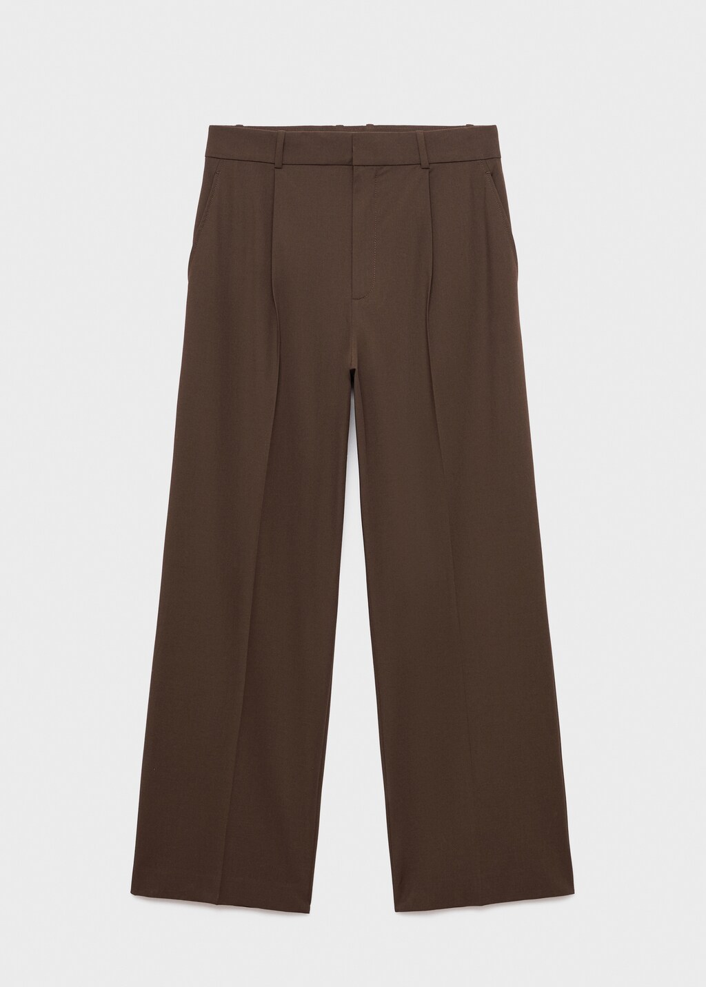 Low-rise wide-leg pants