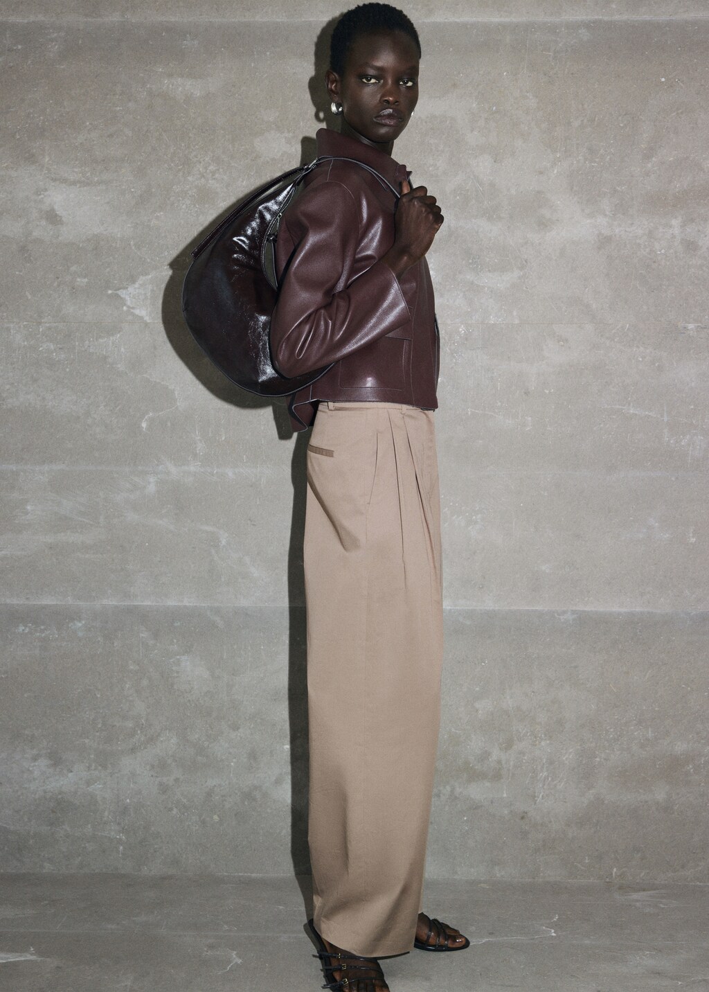 Faux-effect jacket with pockets