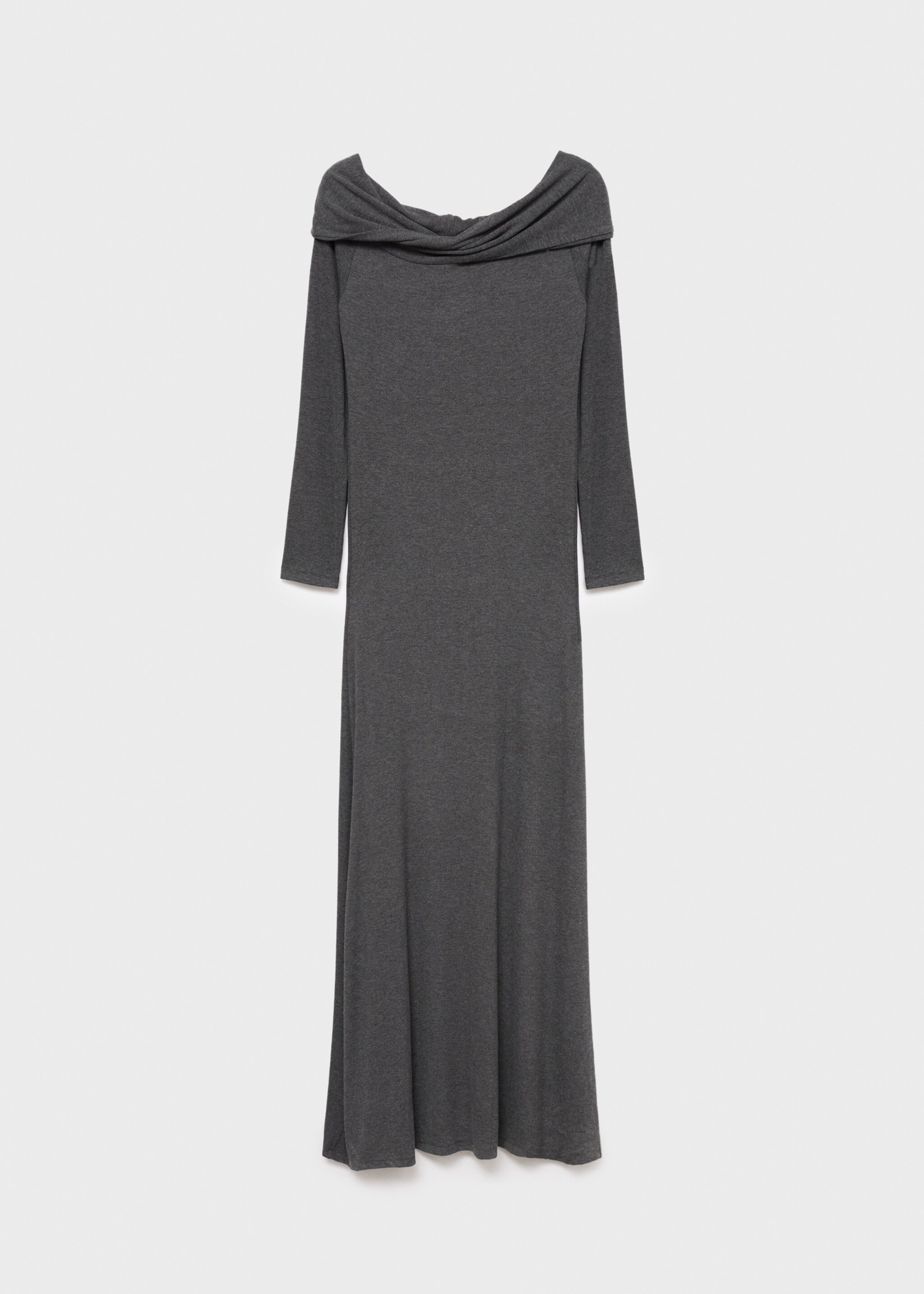 Off-shoulders dress - Article without model, Grey. Ref: 17095796-01.