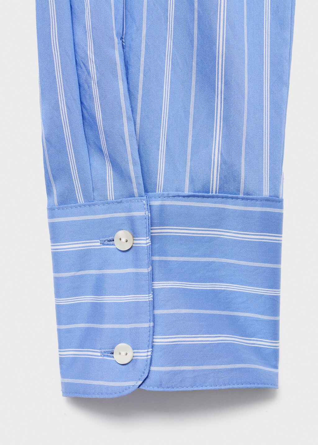 Striped straight shirt