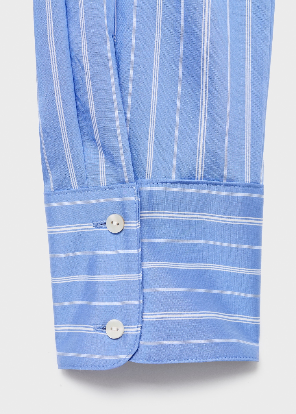 Striped straight shirt