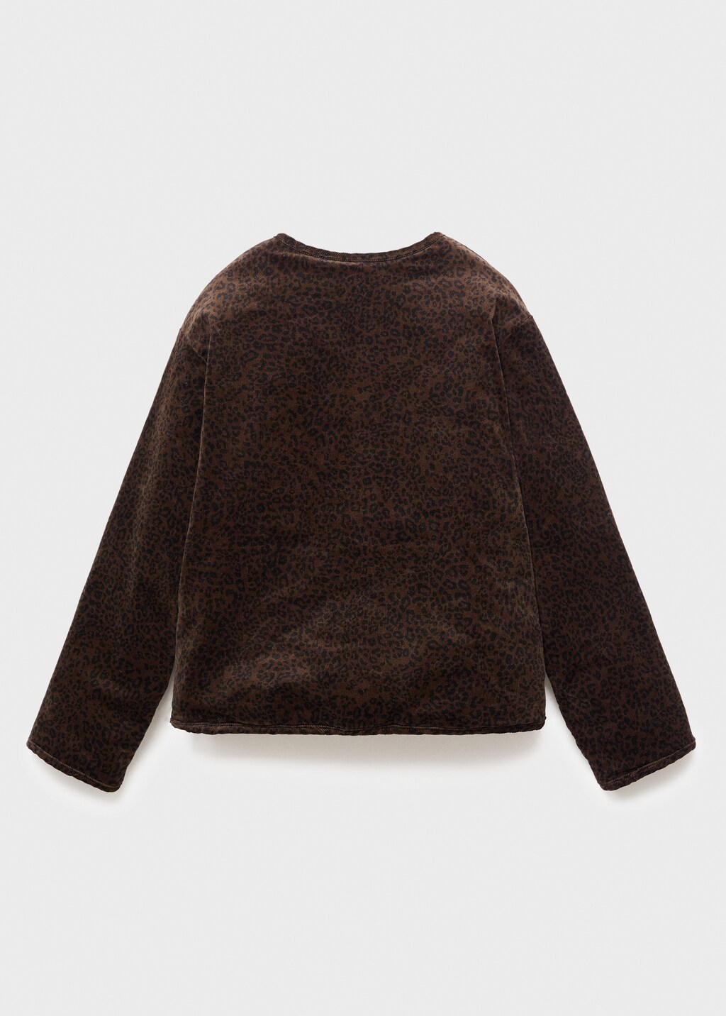 Leopard-print bomber jacket