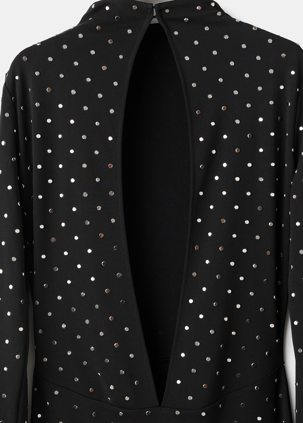 Crystal open-back dress