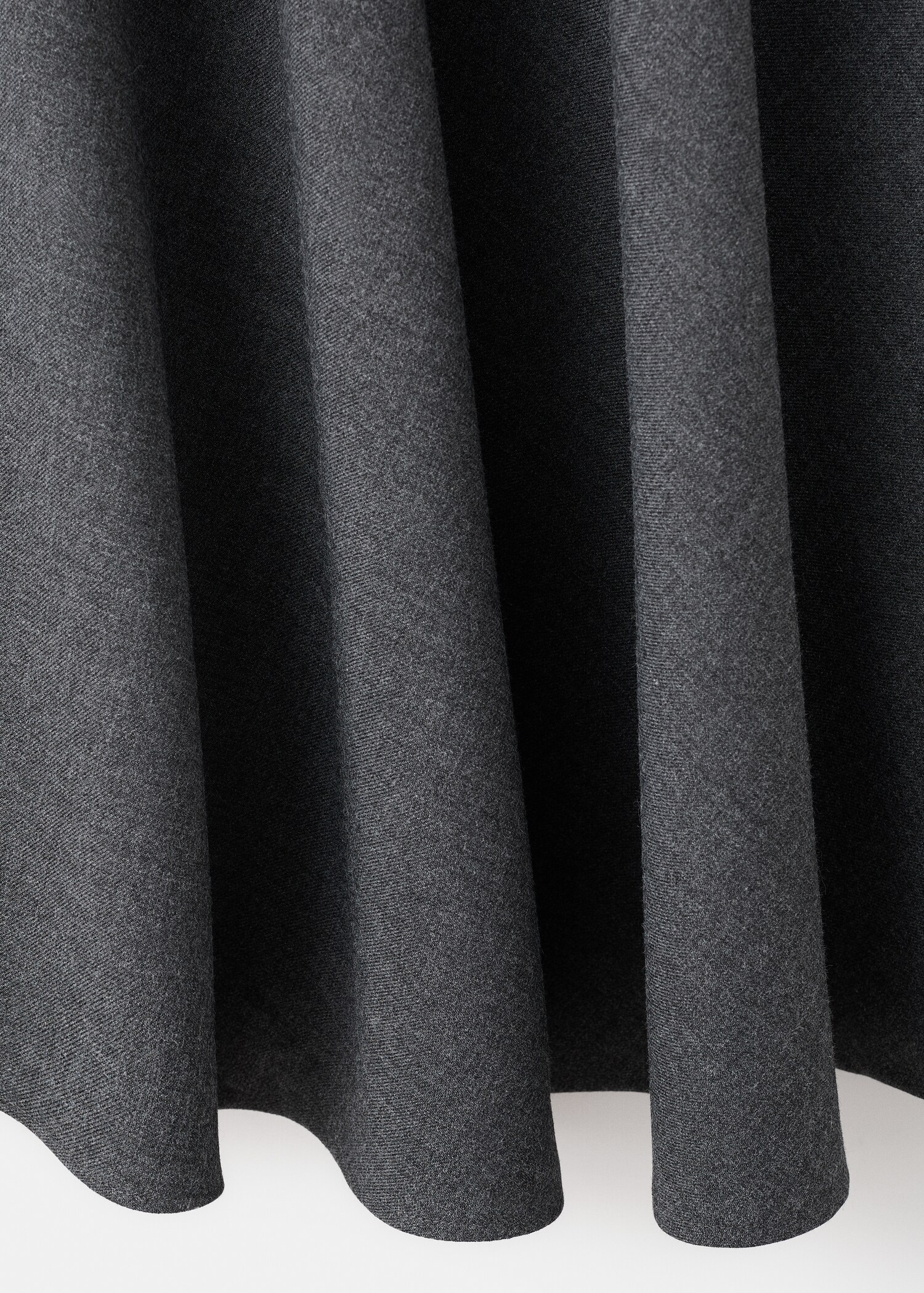 Jupe évasée en laine mélangée - Détail de l'article 8