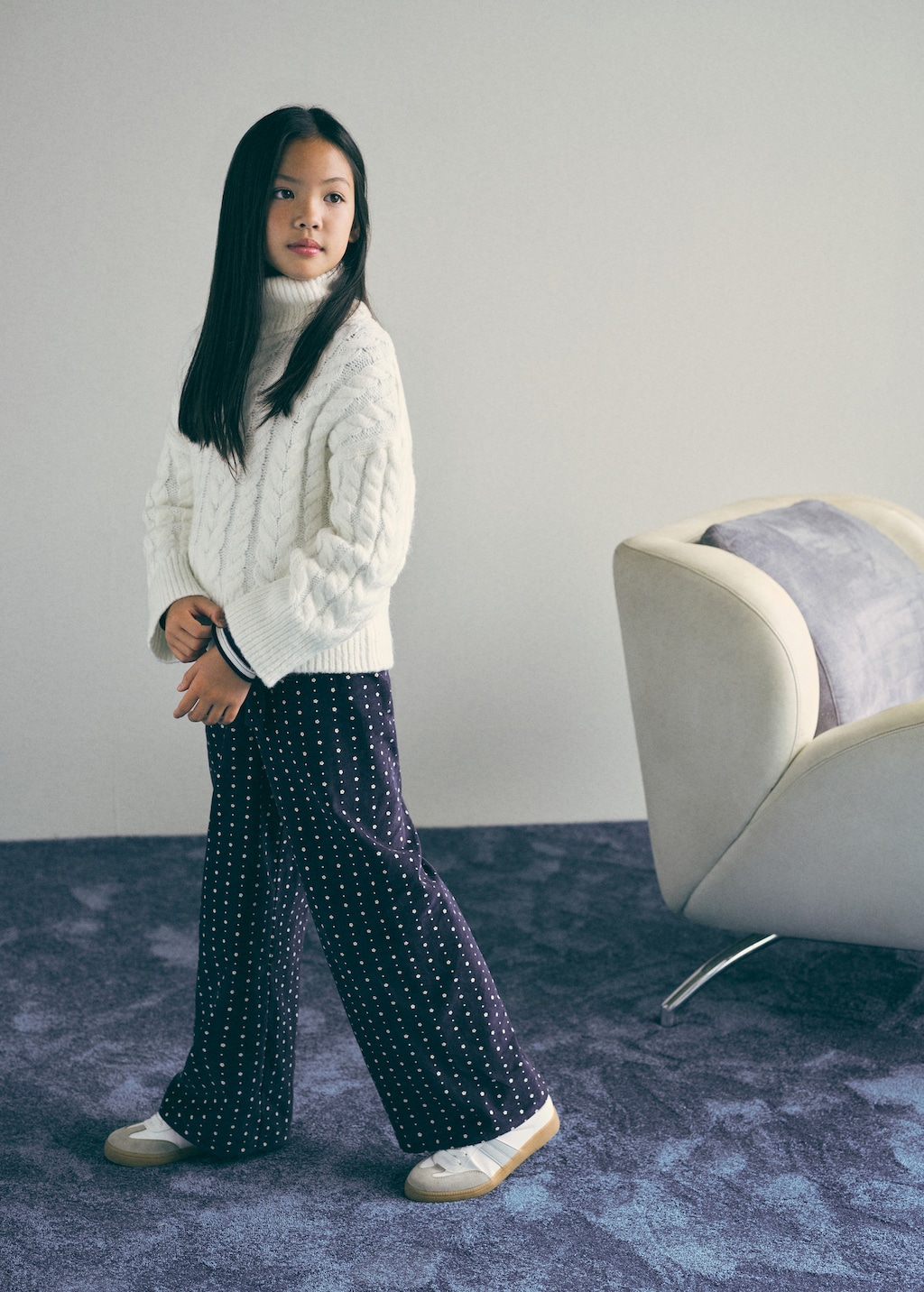 Flower culottes pants