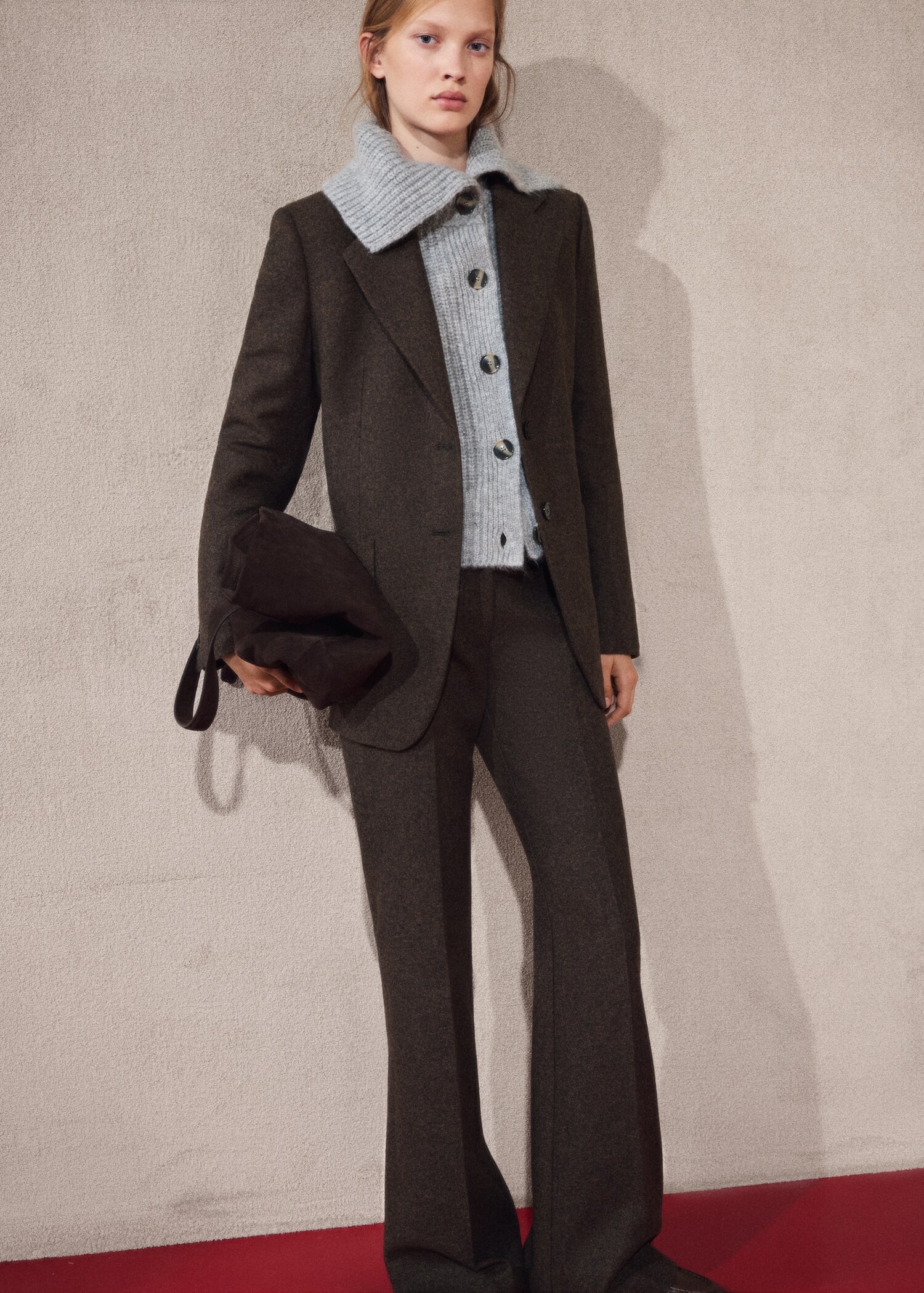 Cardigan with shawl collar - Details of the article 1