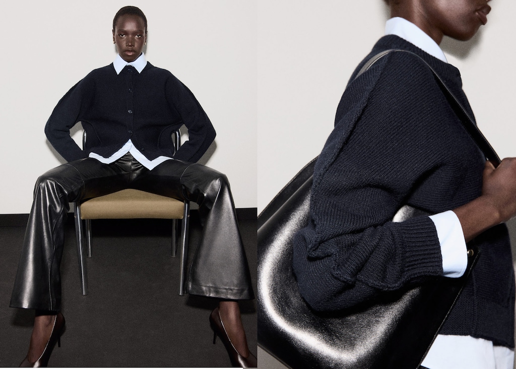 Straight-fit cardigan with buttons