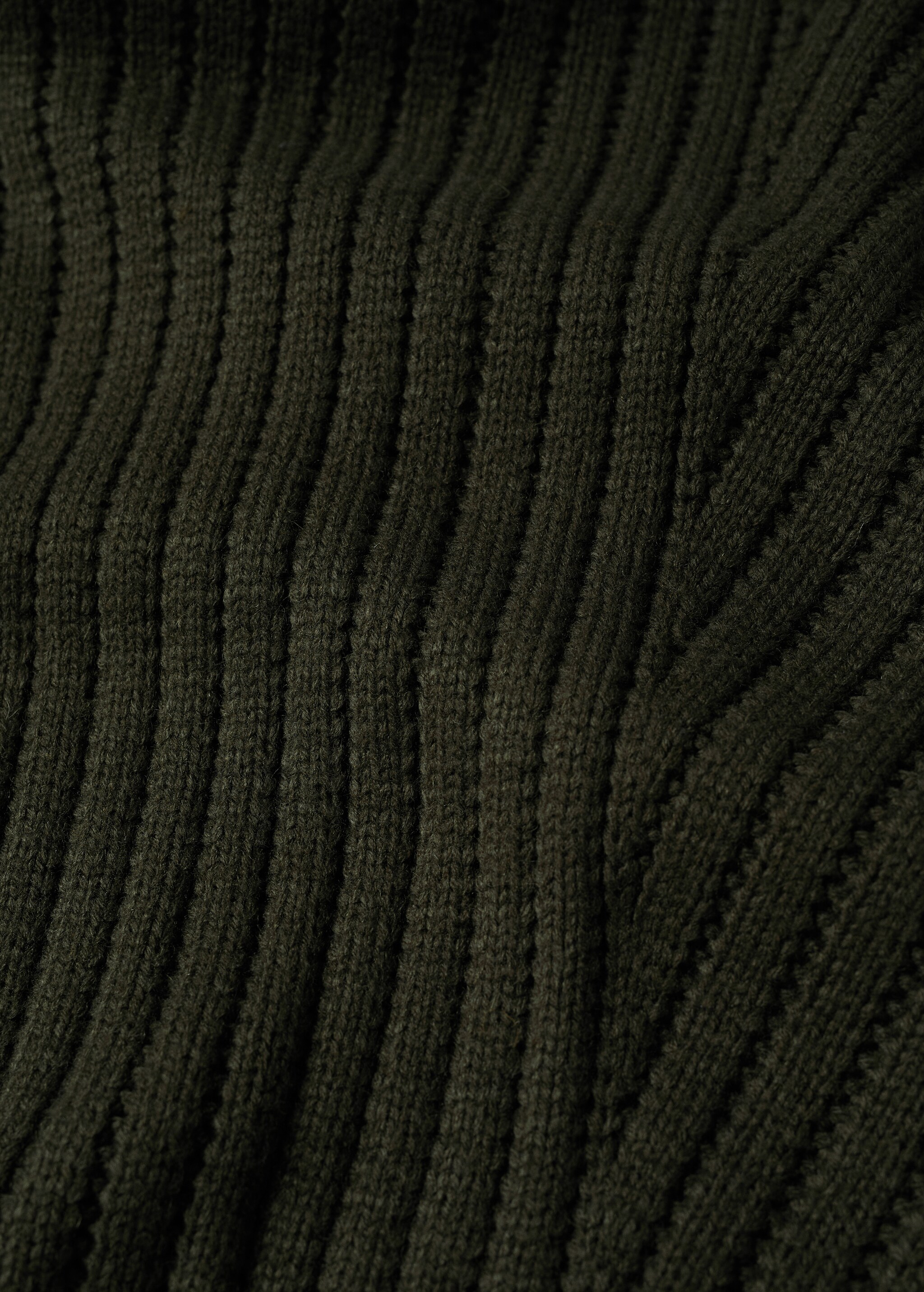 Turtleneck ribbed sweater - Details of the article 8