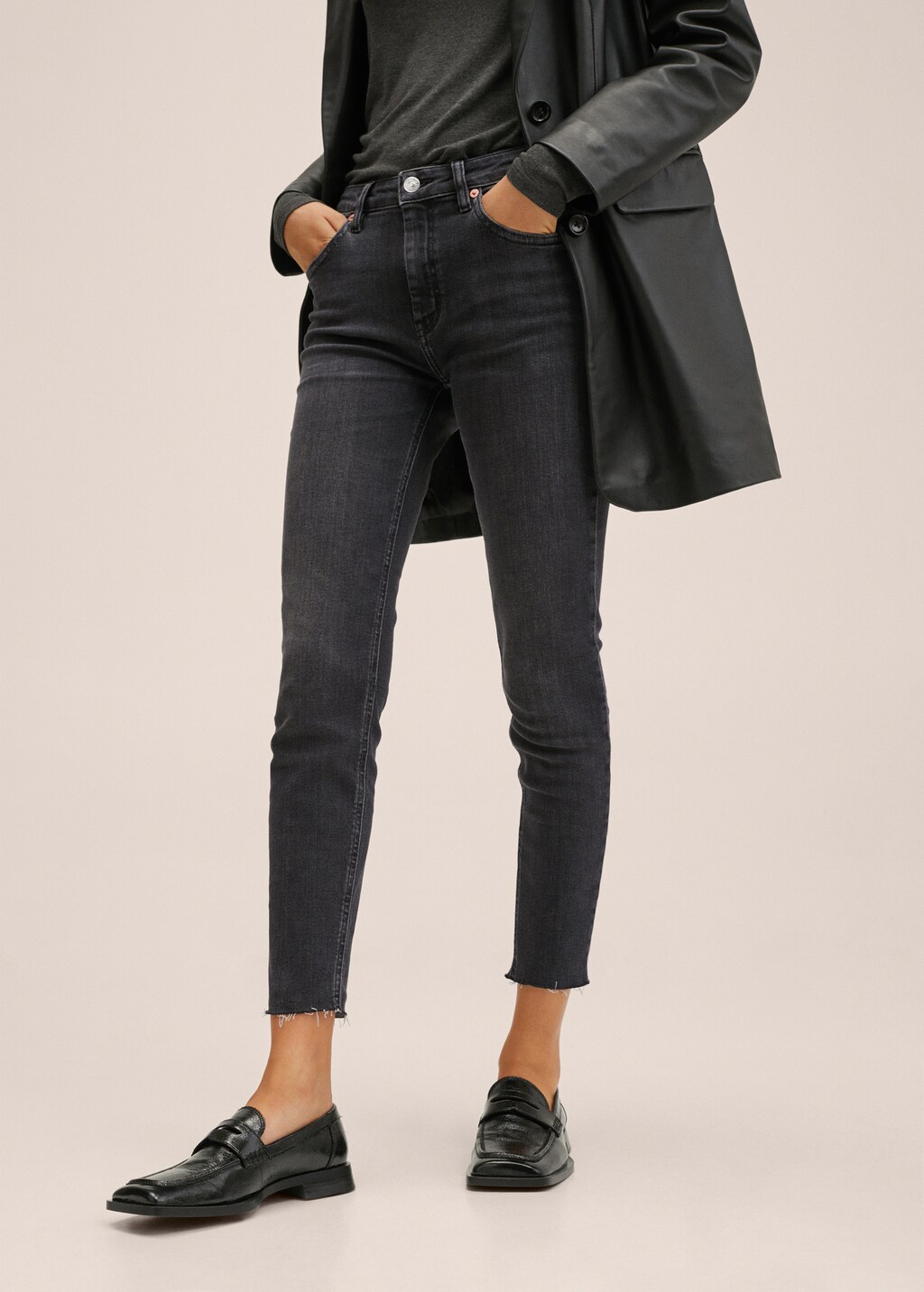 Mango jeans skinny cropped best sale