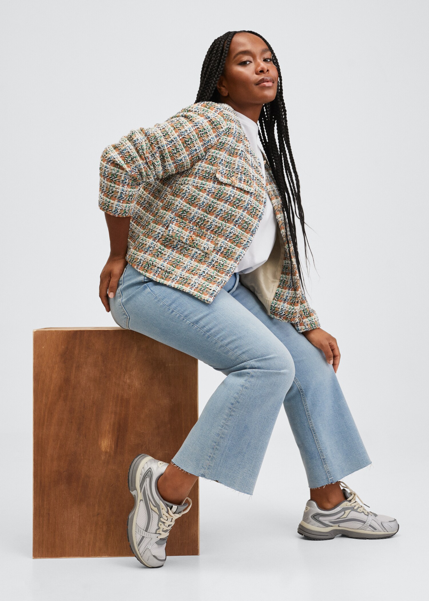 Bootcut high-waist jeans - Detail van het artikel 3