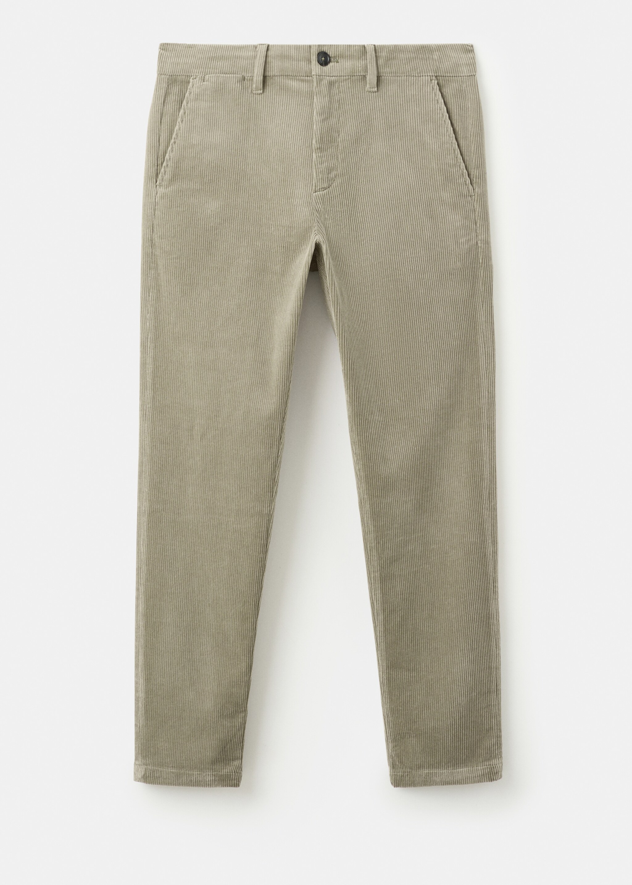 Pantalons pana slim fit - Article sense model, Beige. Ref: 27001195-00.
