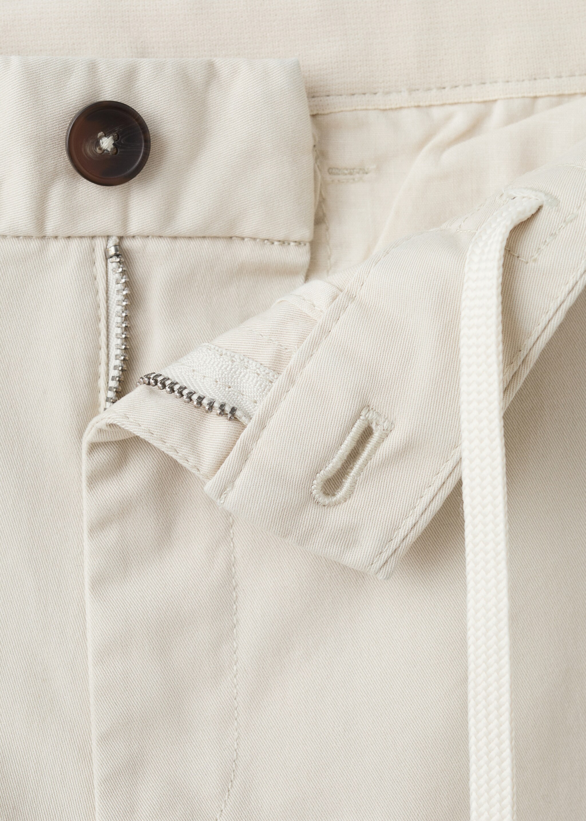 Pantalons Prato xinesos cropped tappered - Detall de l'article 8, Cru. Ref: 27001196-00.