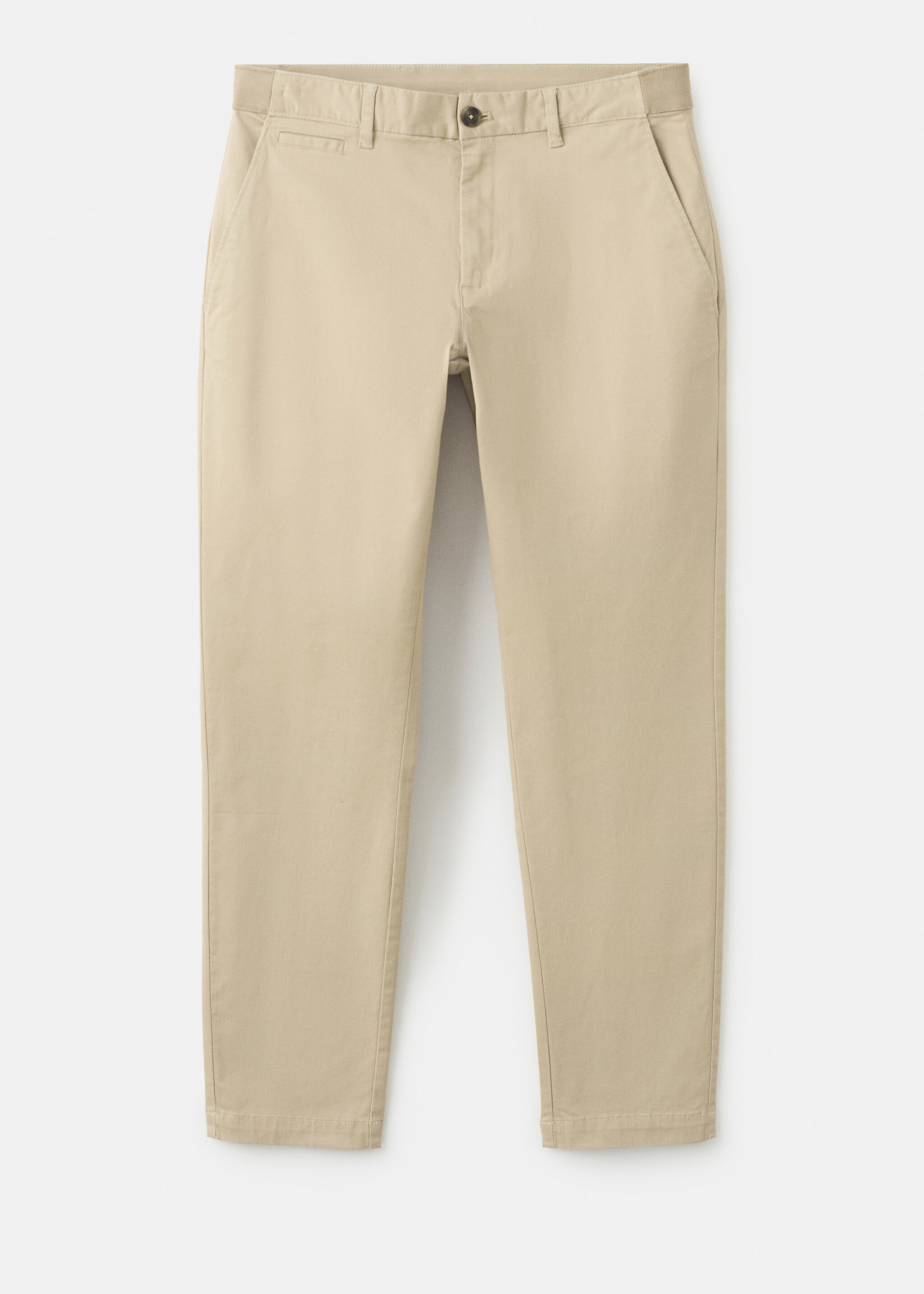 Pantalón Prato chino cropped tappered - Artículo sin modelo, Beige. Ref: 27001196-00.