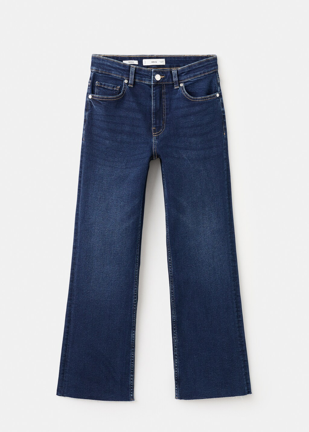 Mango Sienna flared cropped jeans